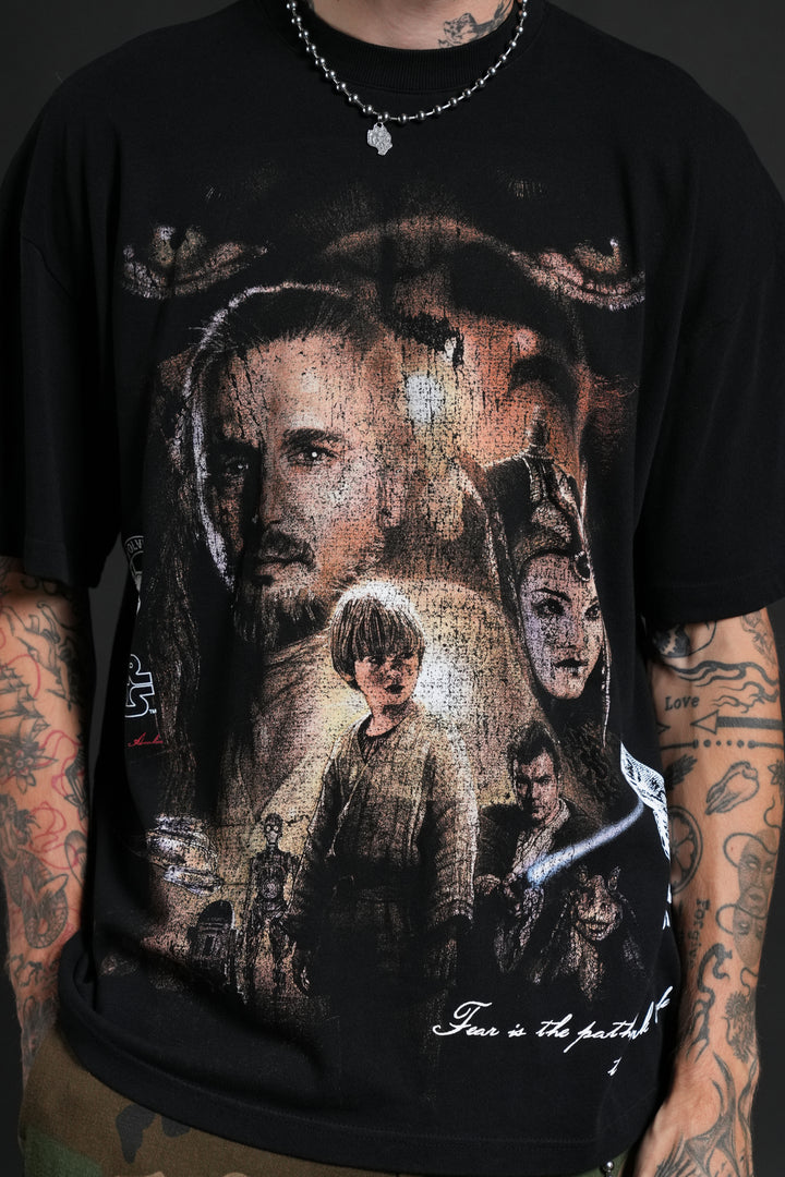 The Phantom Menace "Side-By-Side" Series Premium Tee in Black