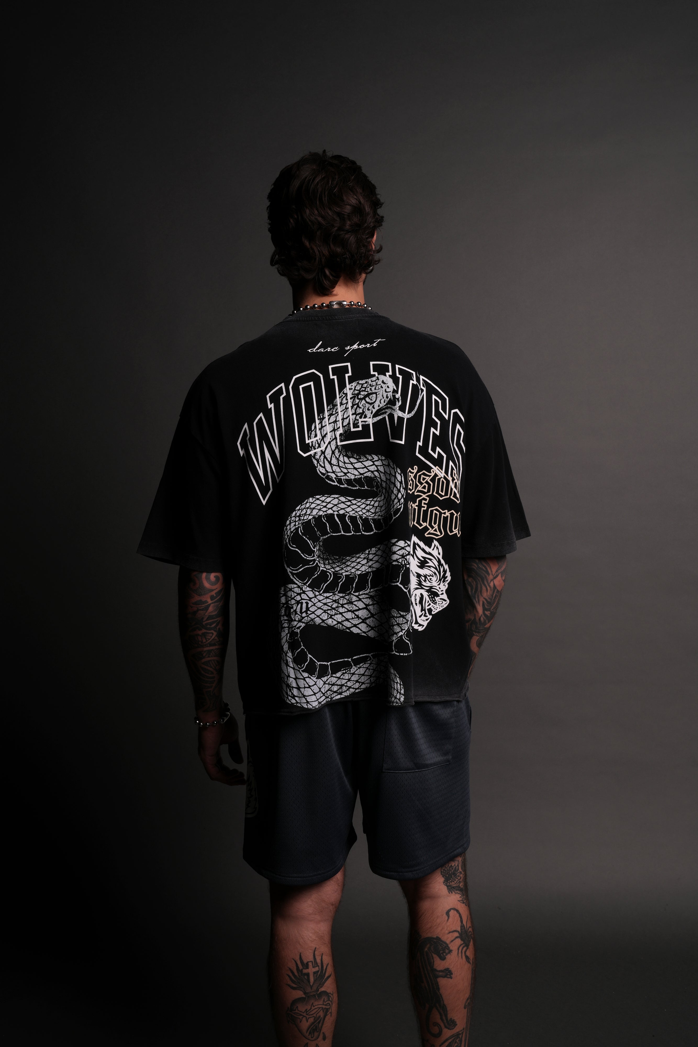 New Beginnings Premium Raw Hem "Box Cut" Tee in Black