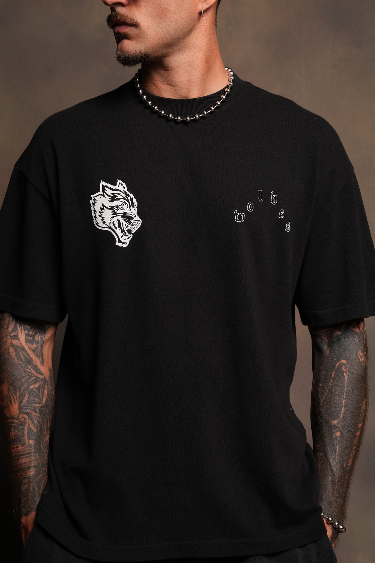 Hand That Holds Premium Oversized Tee In Black