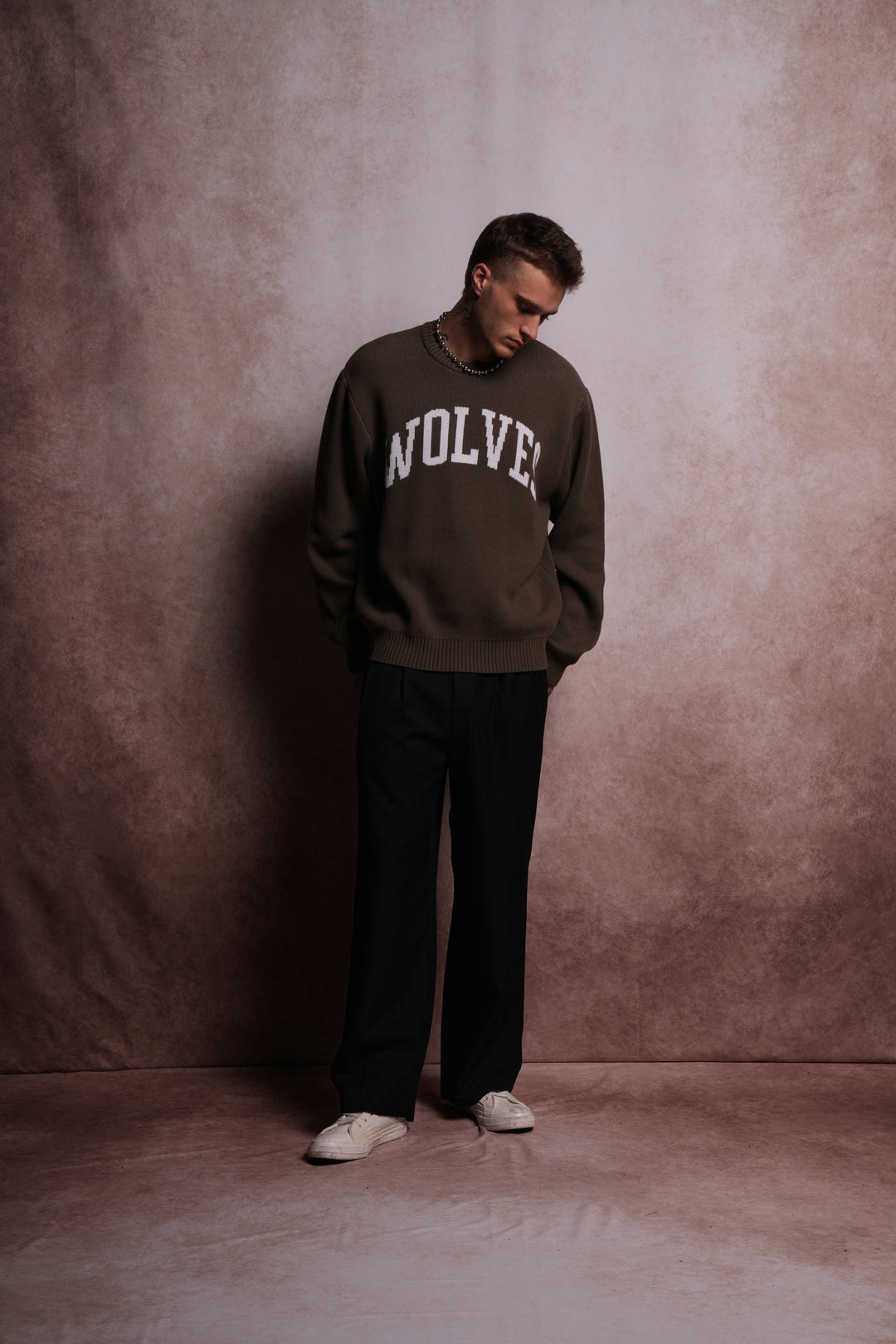 Loyalty Walsh Knit Sweater in Olive