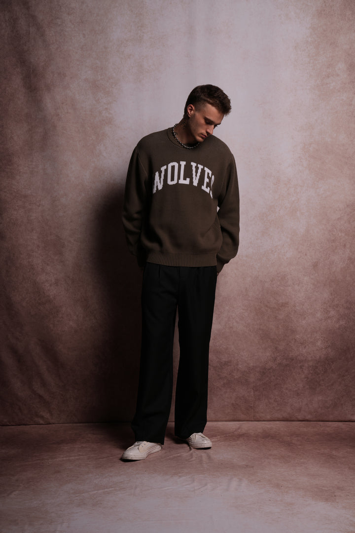 Loyalty Walsh Knit Sweater in Olive