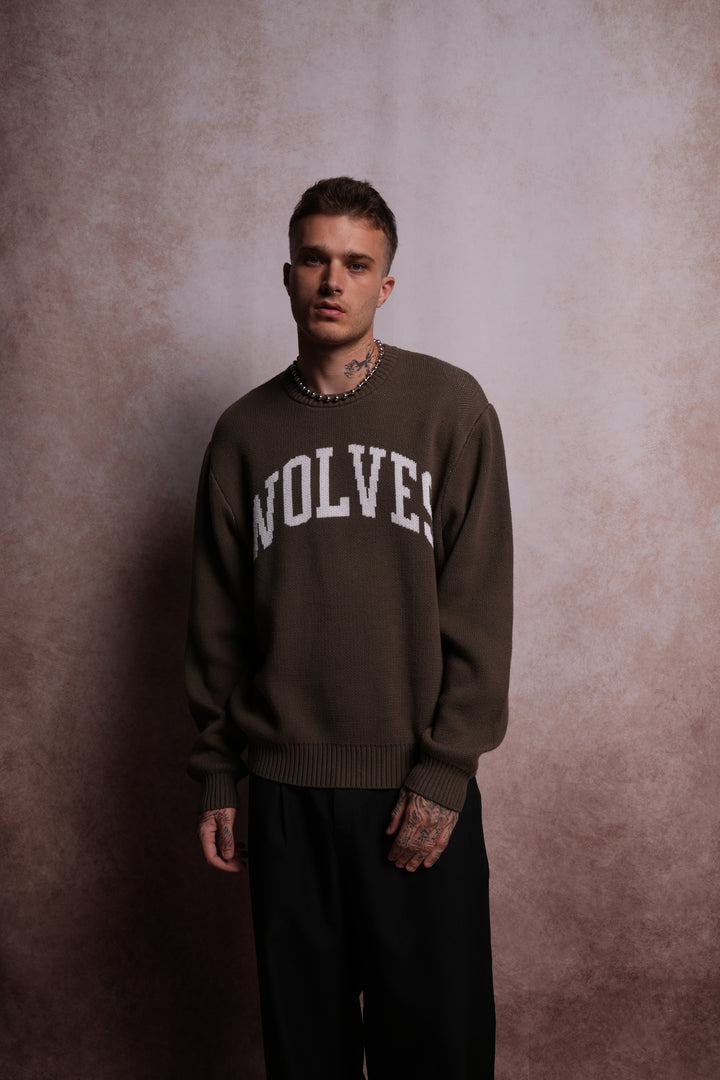 Loyalty Walsh Knit Sweater in Olive