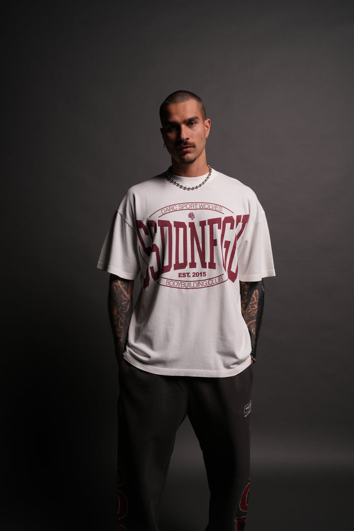 SSDDNFGU FRVR "Premium" Oversized Tee in Cream
