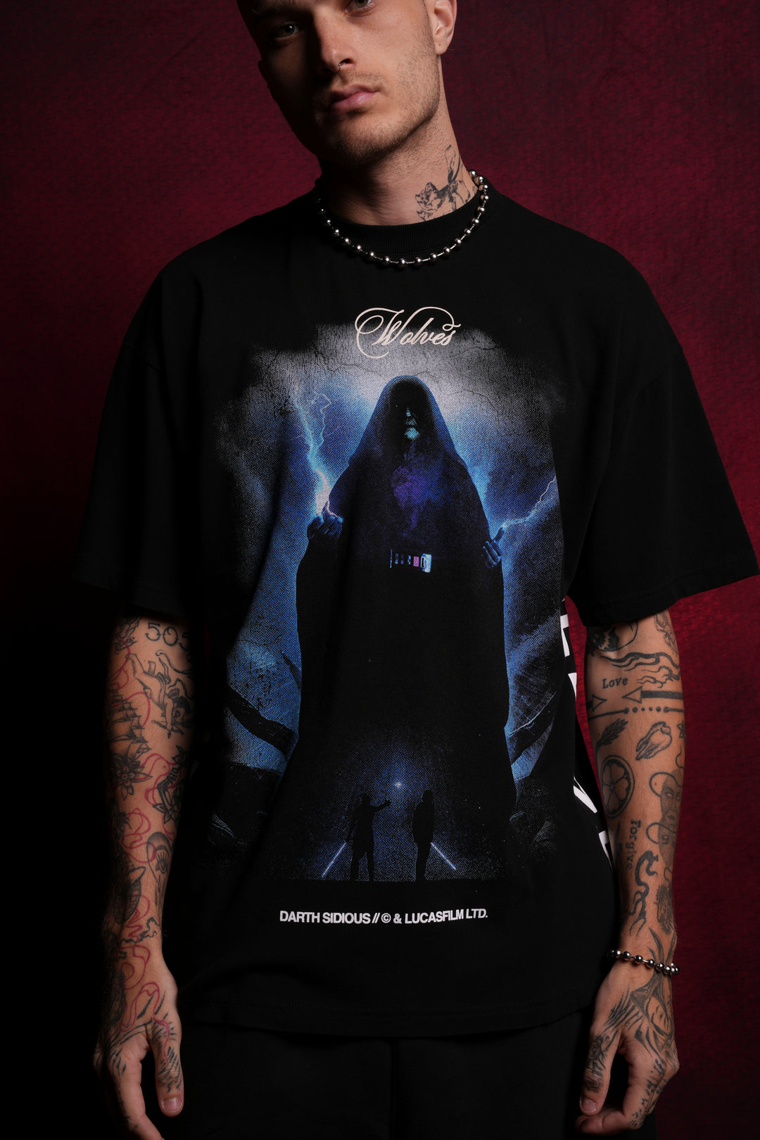 (1 OF 500) Sith Lord "Premium" Oversized Tee in Black