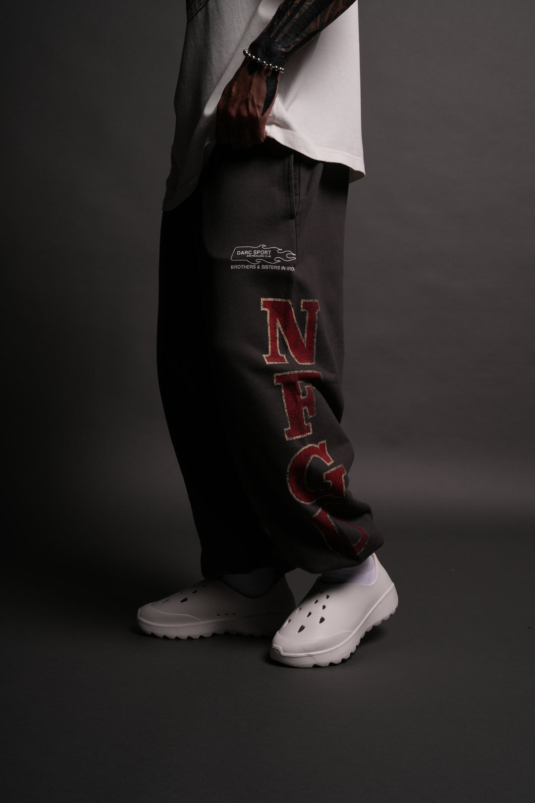 SSDD NFGU GYM Lounger Sweat Pants in Wolf Gray