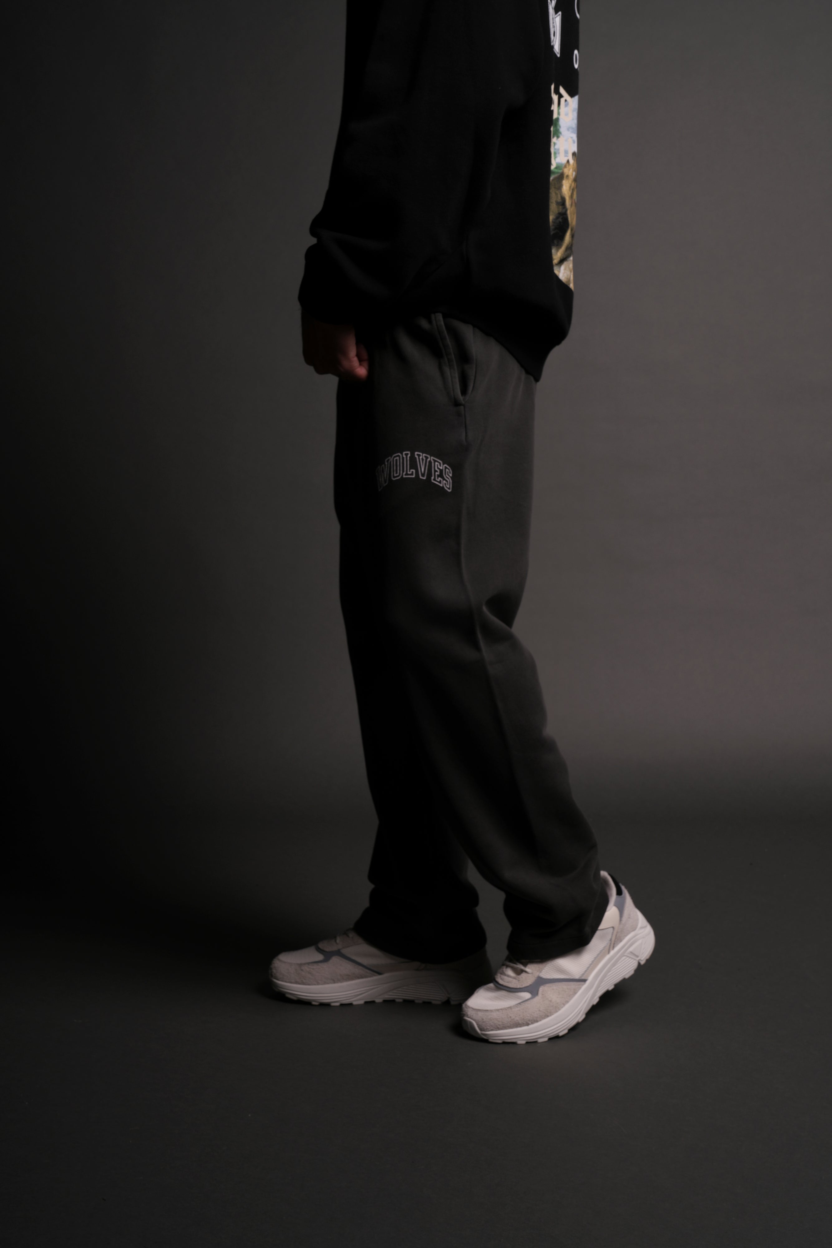 Big Wolf Loyalty Bigelow Sweat Pants in Wolf Gray