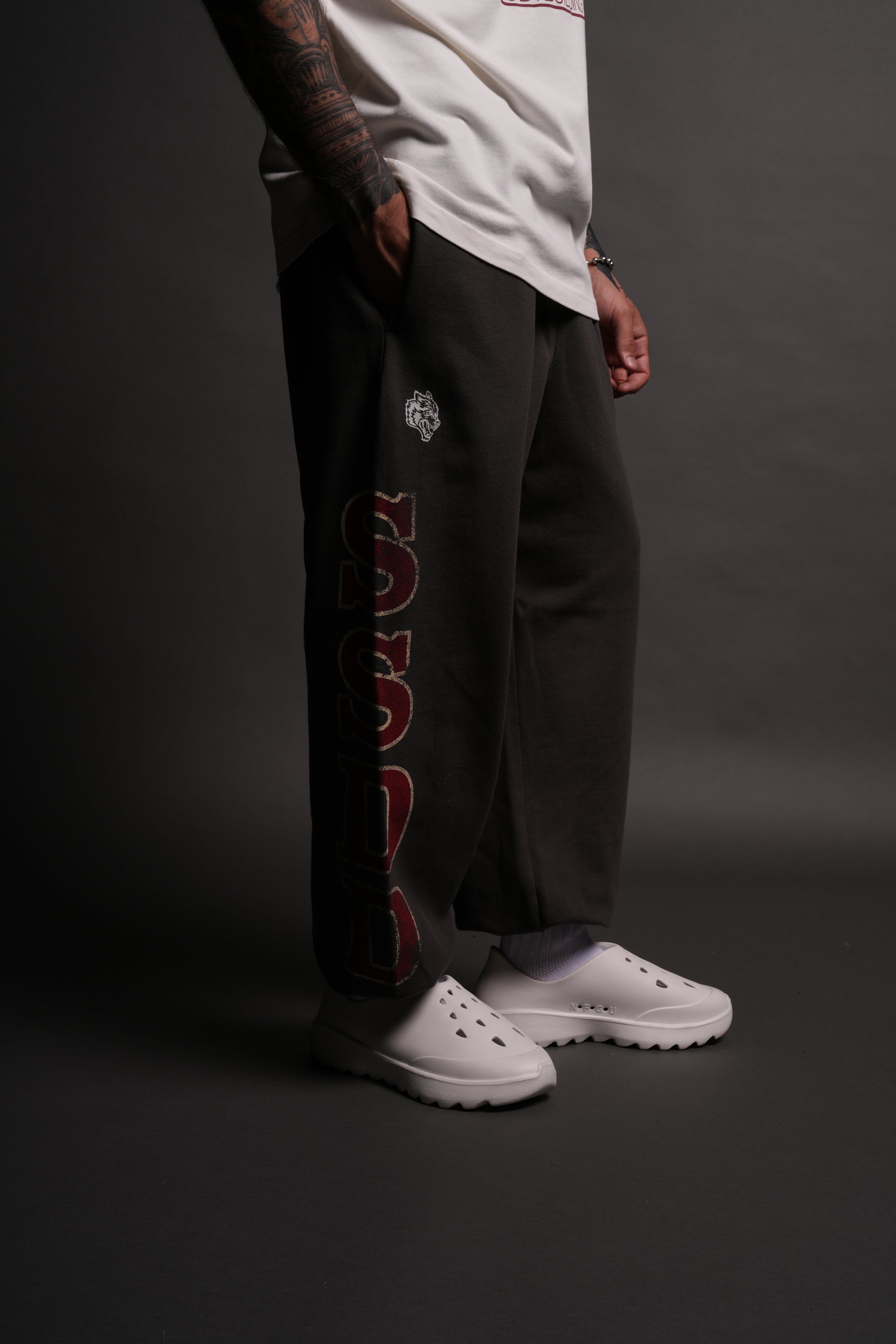 SSDD NFGU GYM Lounger Sweat Pants in Wolf Gray