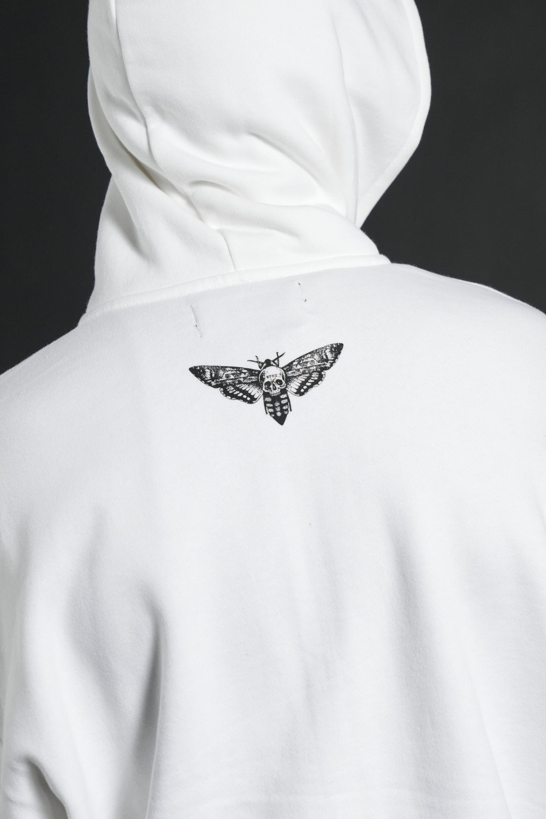 Race Inferno Vex Double Zip Hoodie in Cream