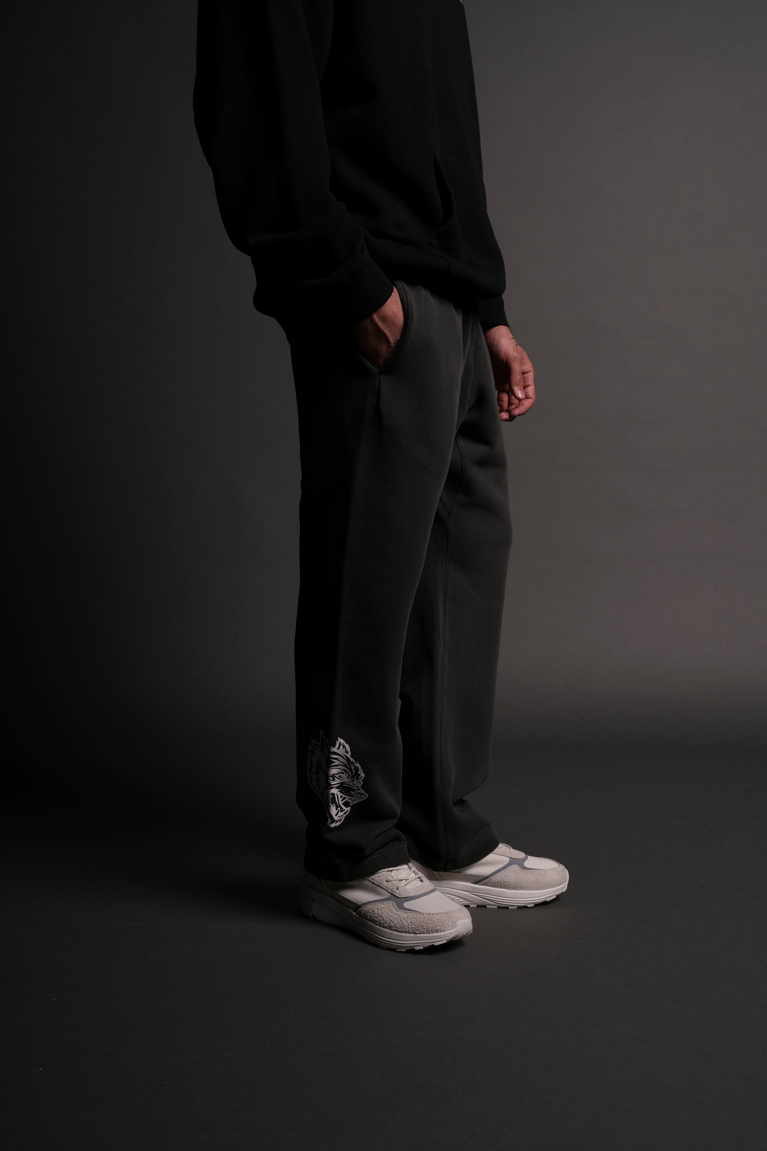 Big Wolf Loyalty Bigelow Sweat Pants in Wolf Gray