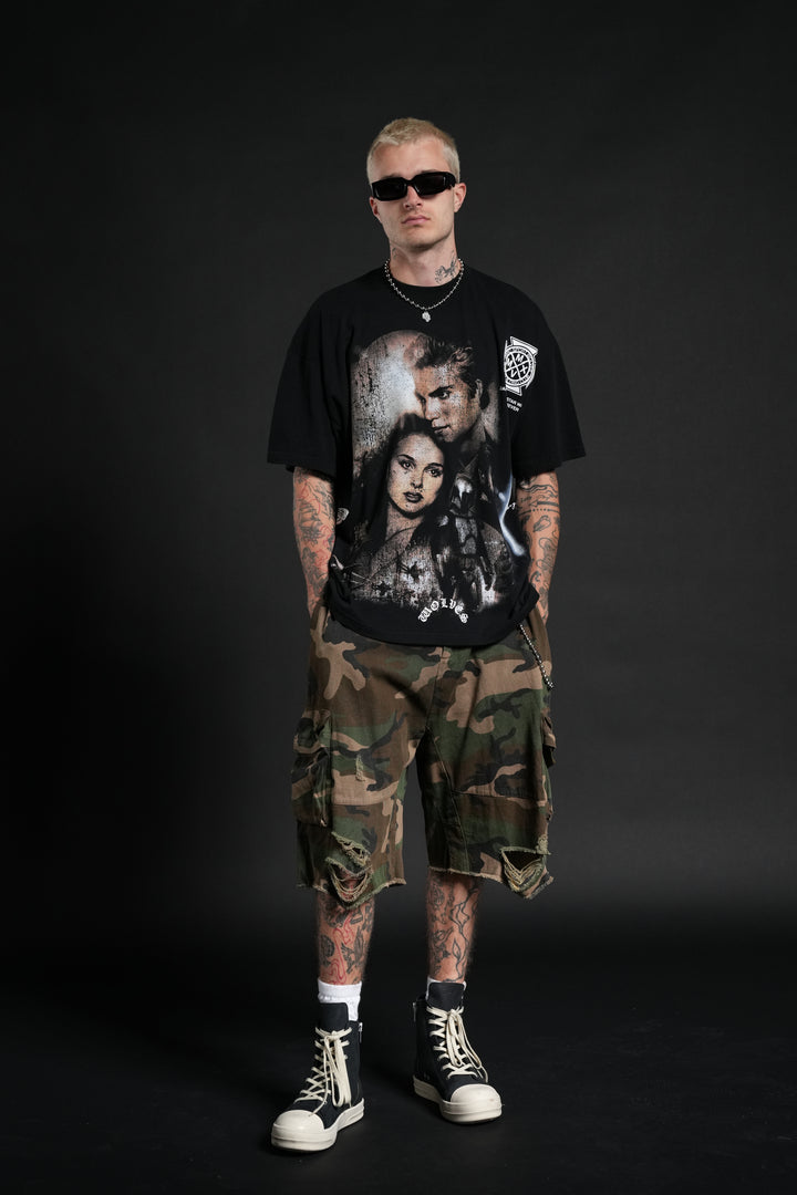 Attack Of The Clones "Side-By-Side" Series Premium Tee in Black