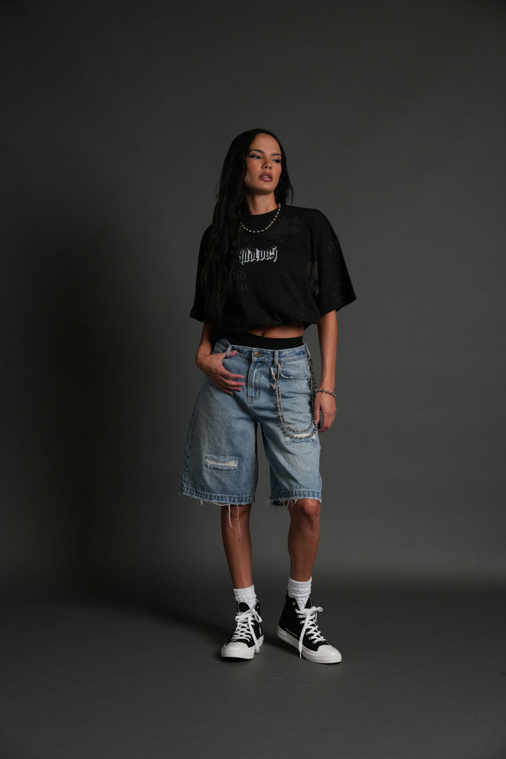DarcLetter "Pump Cover" Tee in Memento Noctis