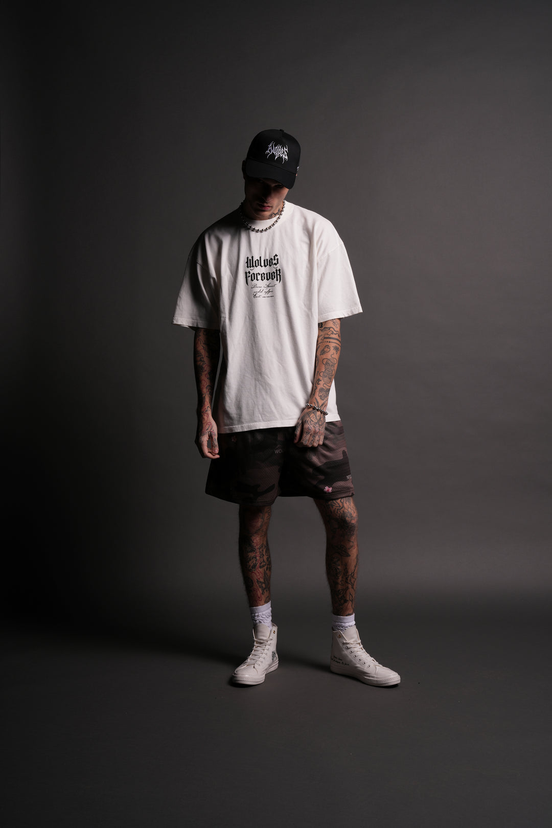 Live Or Die "Premium" Oversized Tee in Cream