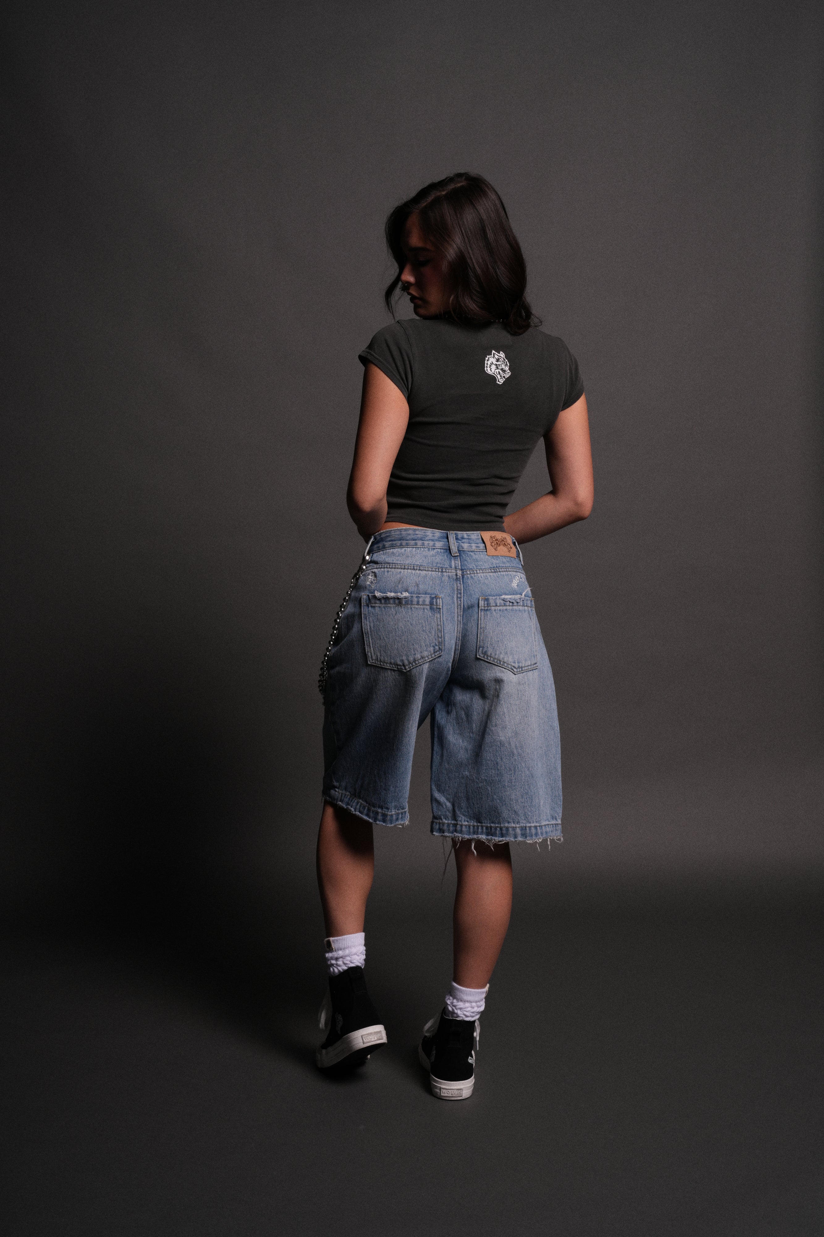 Memento Amore "Baby" Tee in Wolf Gray