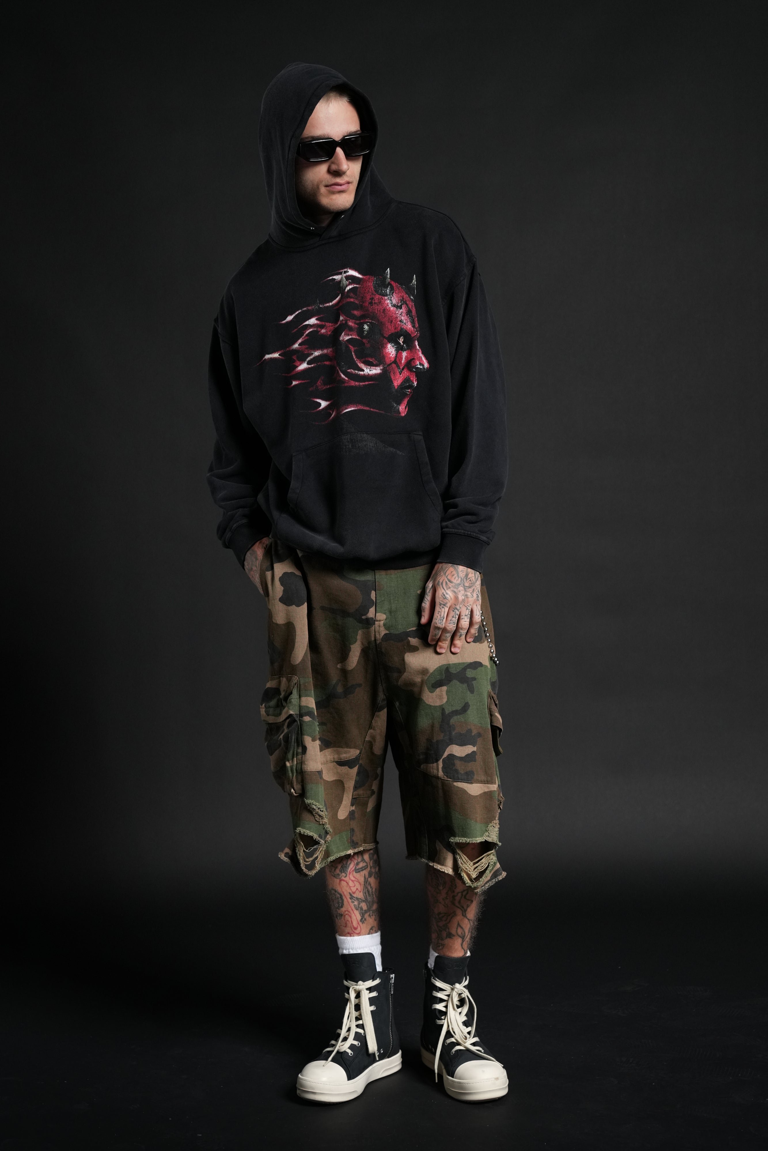 Sith Inferno Pierce Hoodie in Black