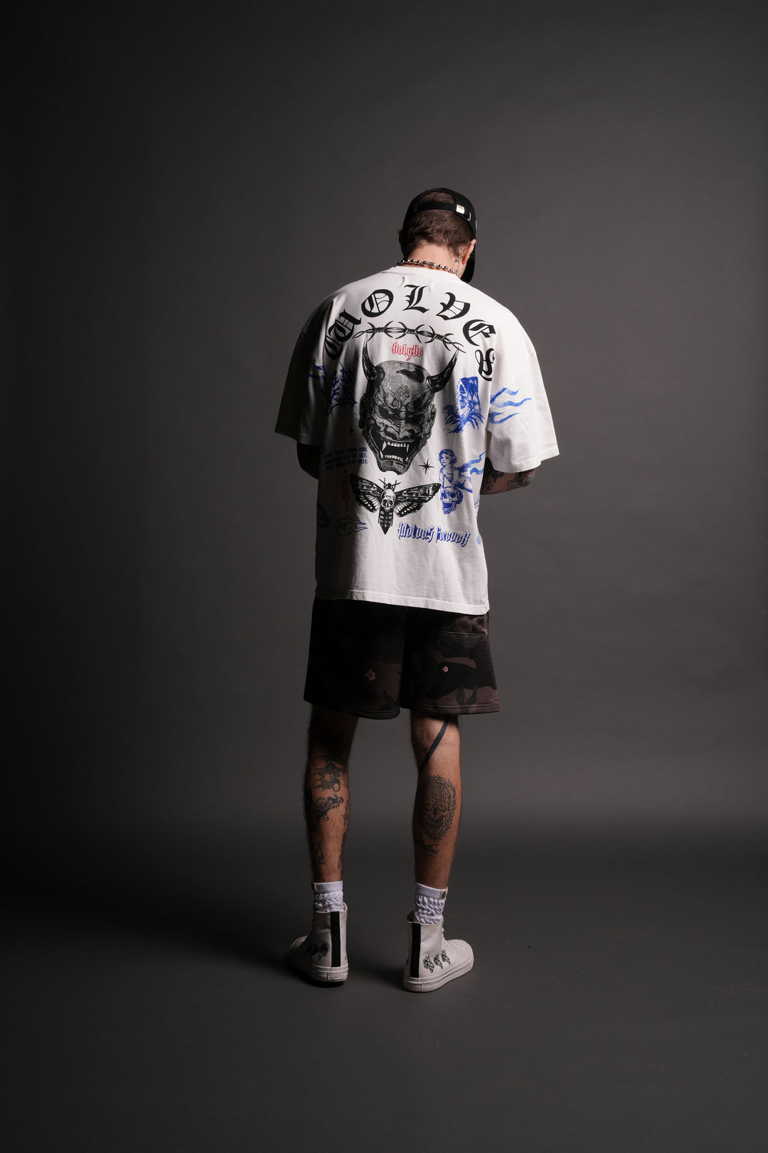 Live Or Die "Premium" Oversized Tee in Cream