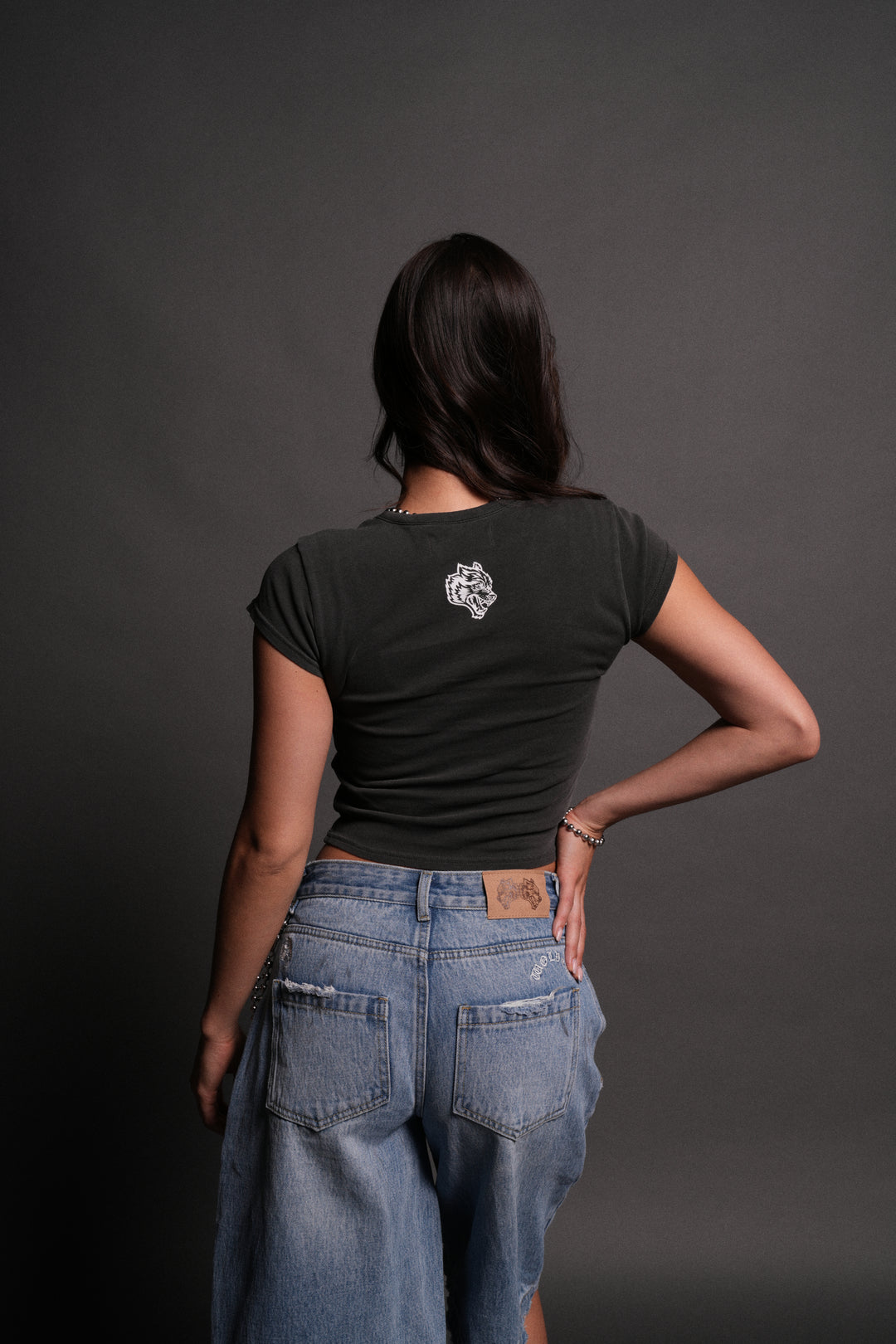 Memento Amore "Baby" Tee in Wolf Gray