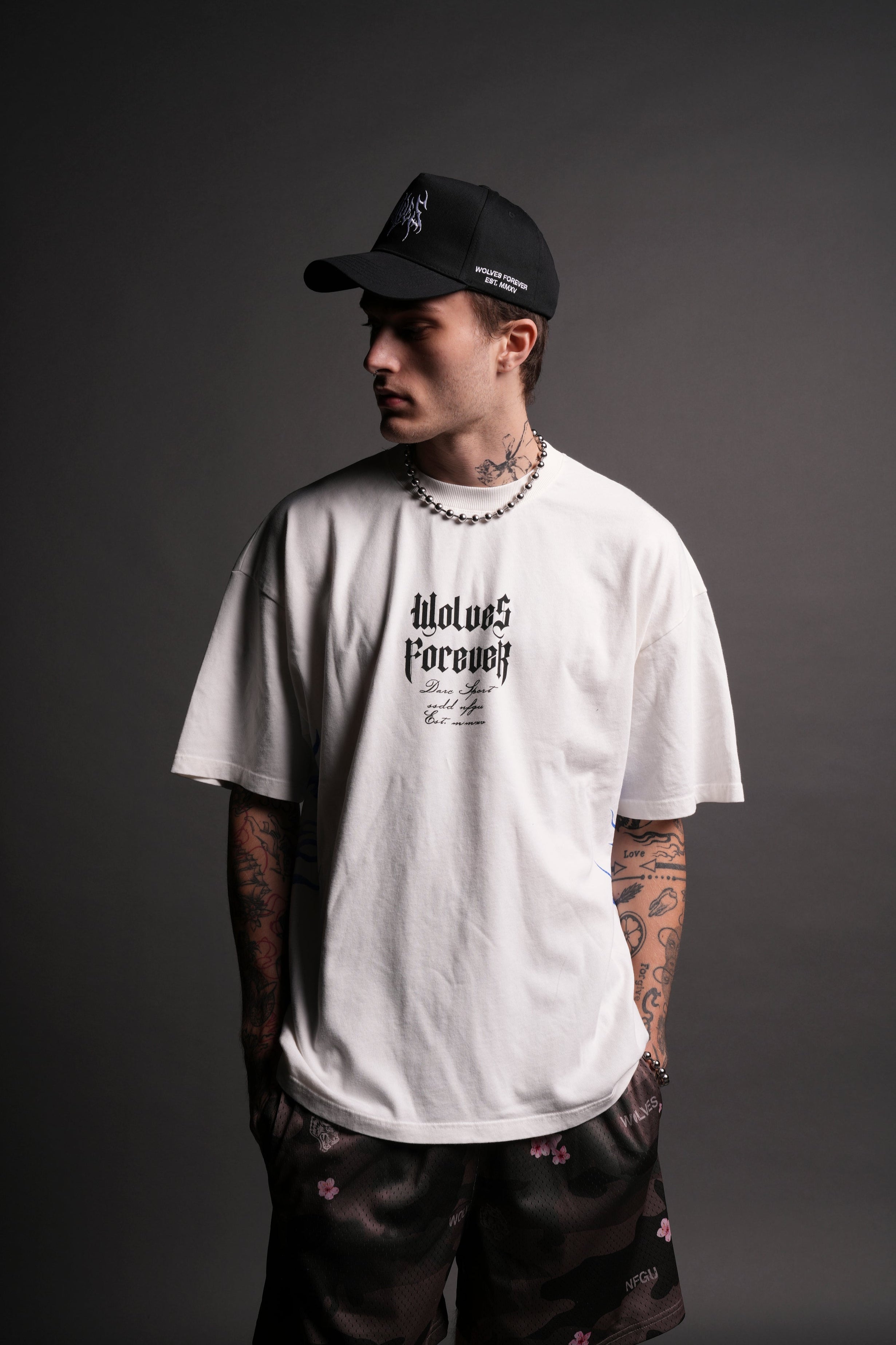 Live Or Die "Premium" Oversized Tee in Cream