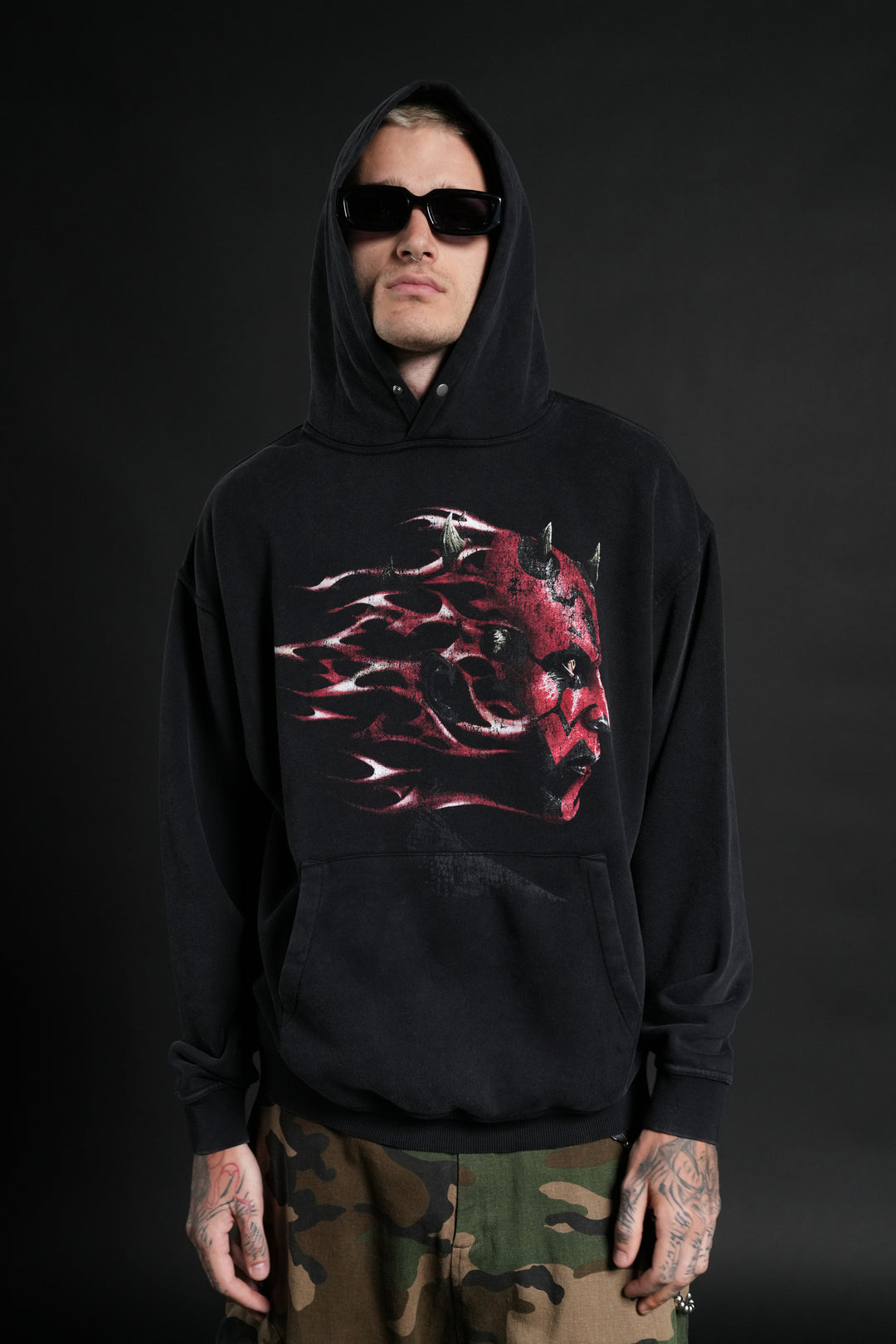 Sith Inferno Pierce Hoodie in Black