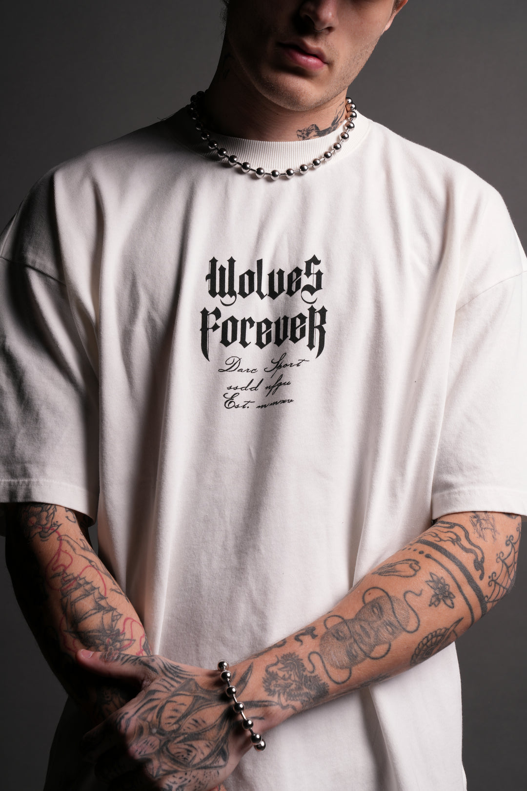 Live Or Die "Premium" Oversized Tee in Cream