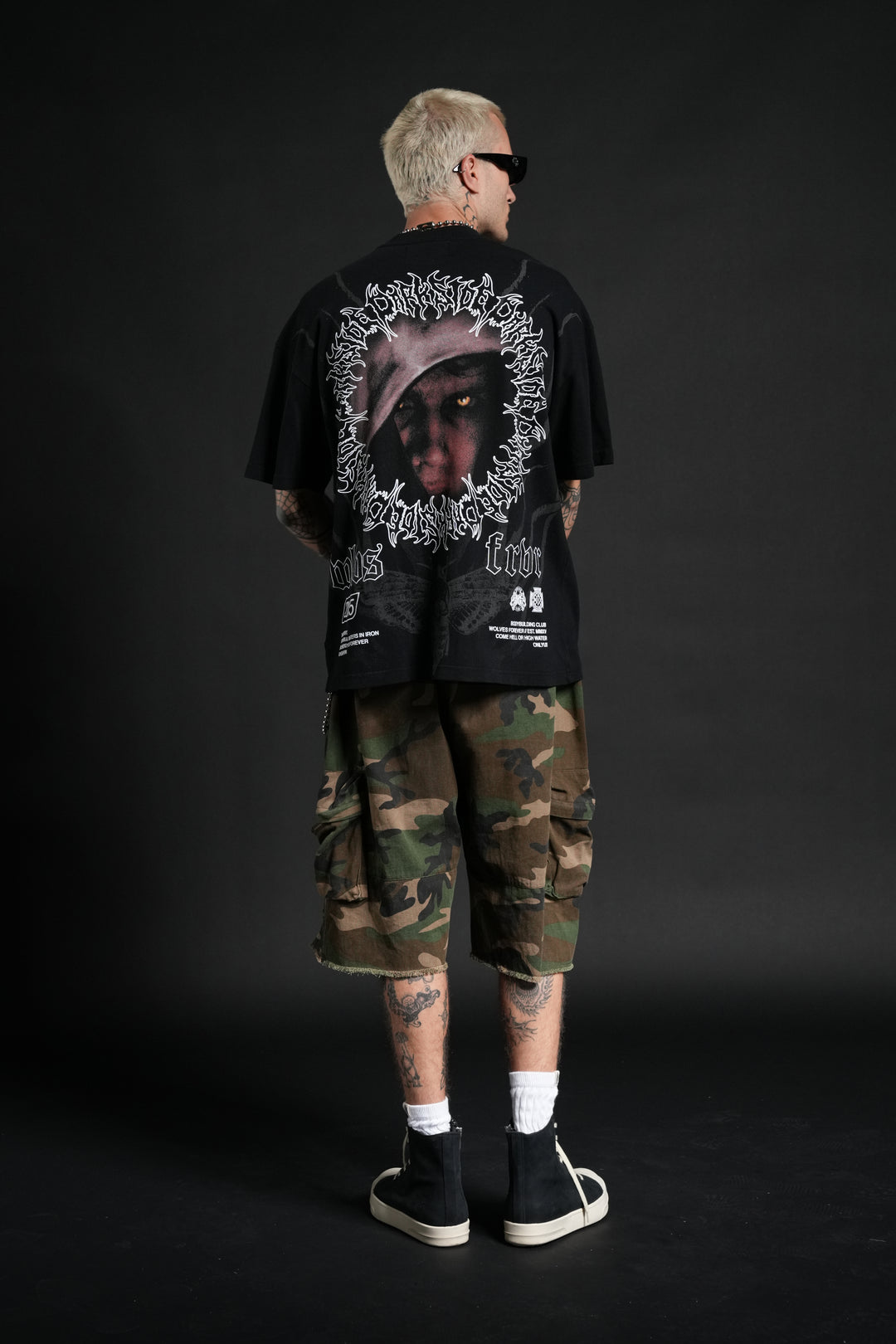 Dark Side Frvr Premium Oversized Tee in Black