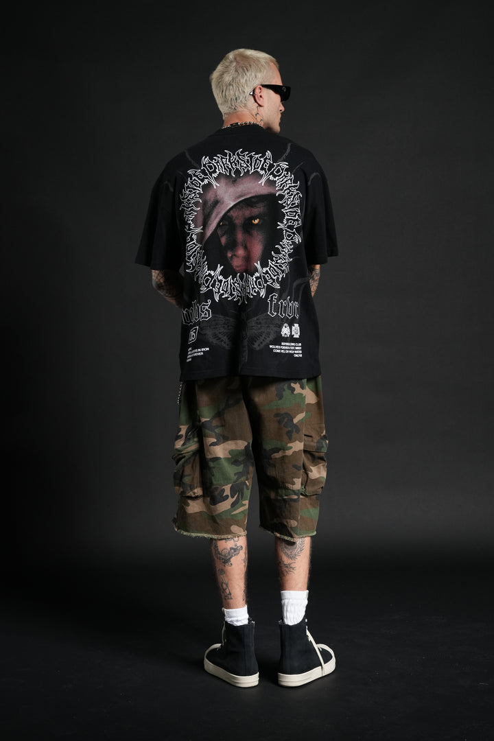 Dark Side Frvr Premium Oversized Tee in Black
