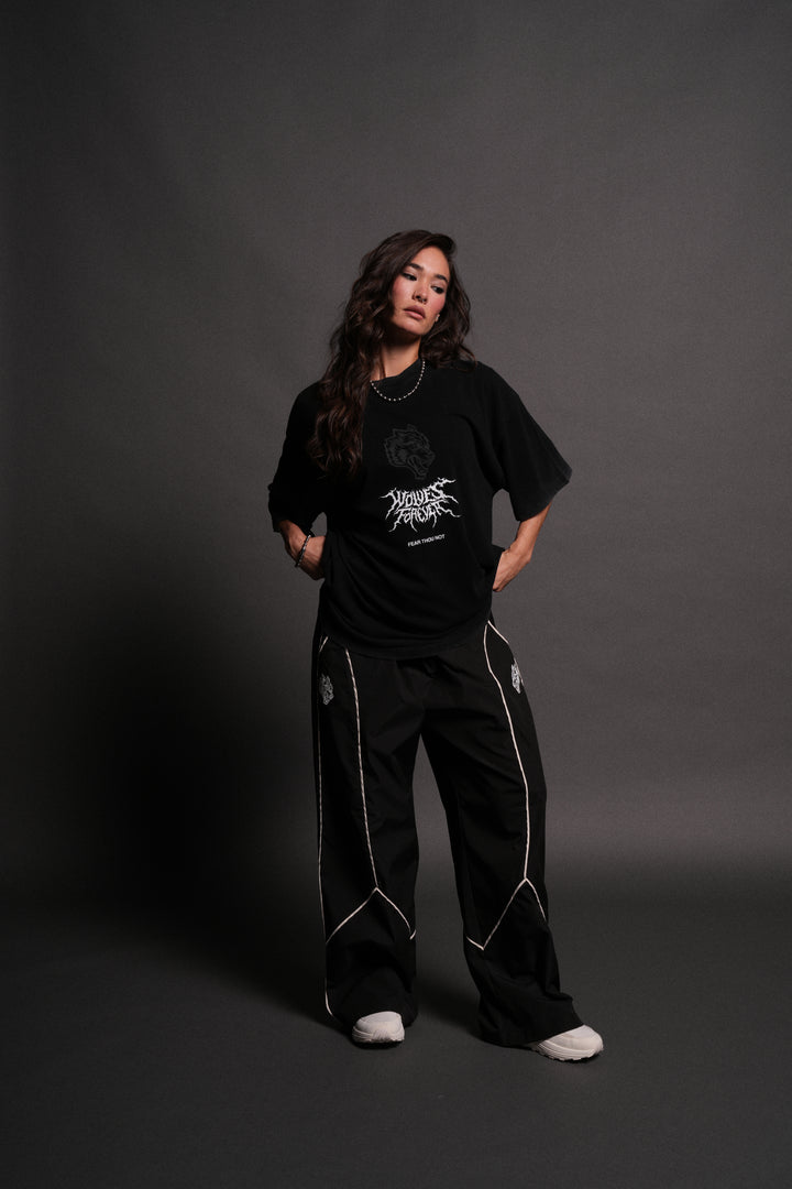 Casted Out "Premium" Oversized Tee in Black