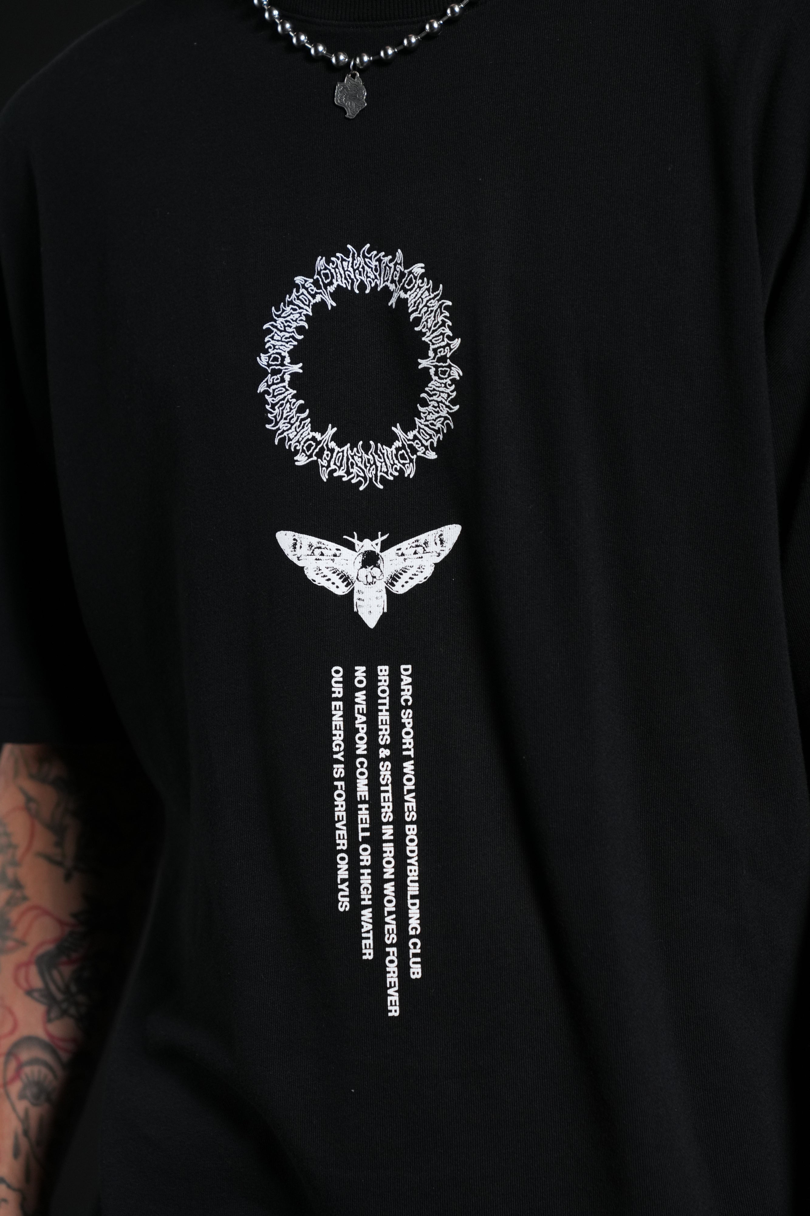 Dark Side Frvr Premium Oversized Tee in Black