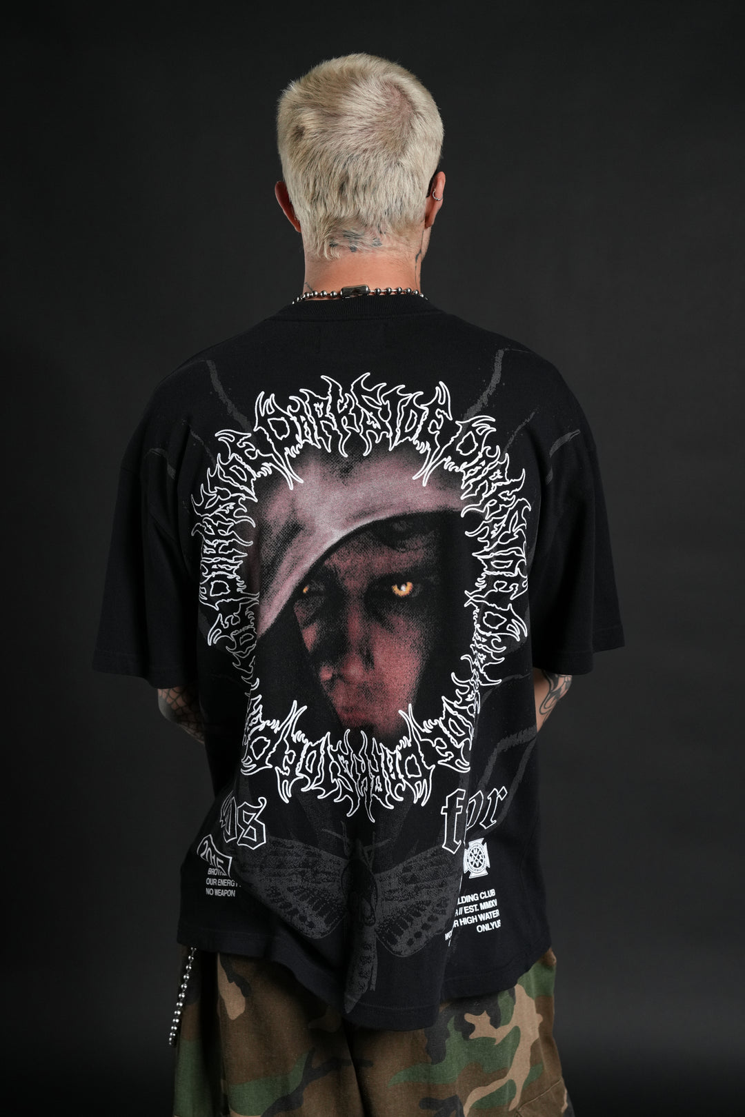 Dark Side Frvr Premium Oversized Tee in Black