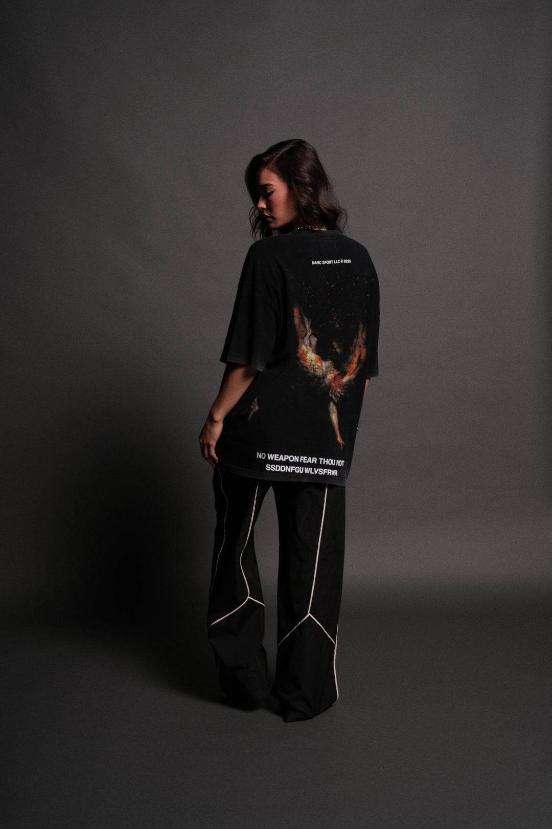 Casted Out "Premium" Oversized Tee in Black