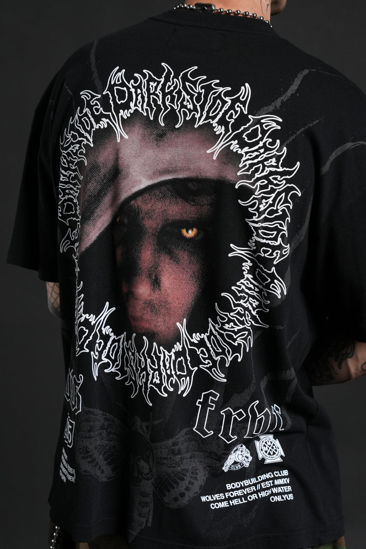 Dark Side Frvr Premium Oversized Tee in Black