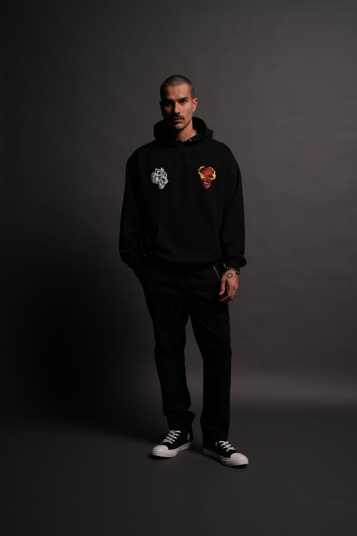 Stone Cold "Pierce" Hoodie in Black
