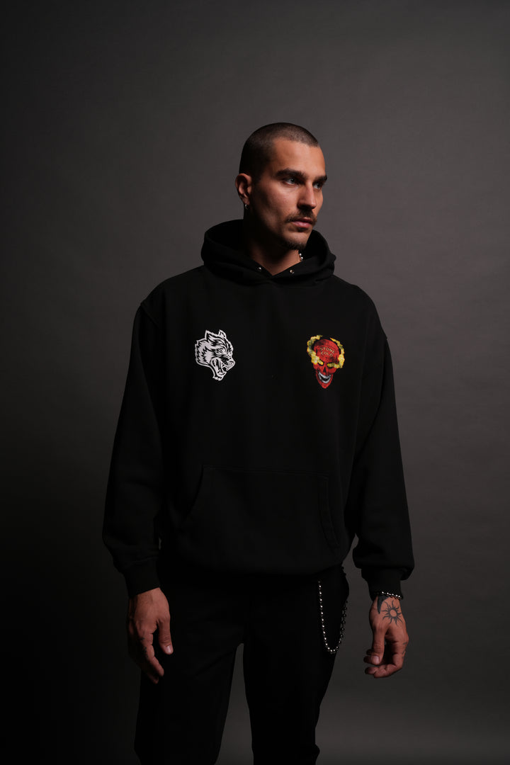 Stone Cold "Pierce" Hoodie in Black