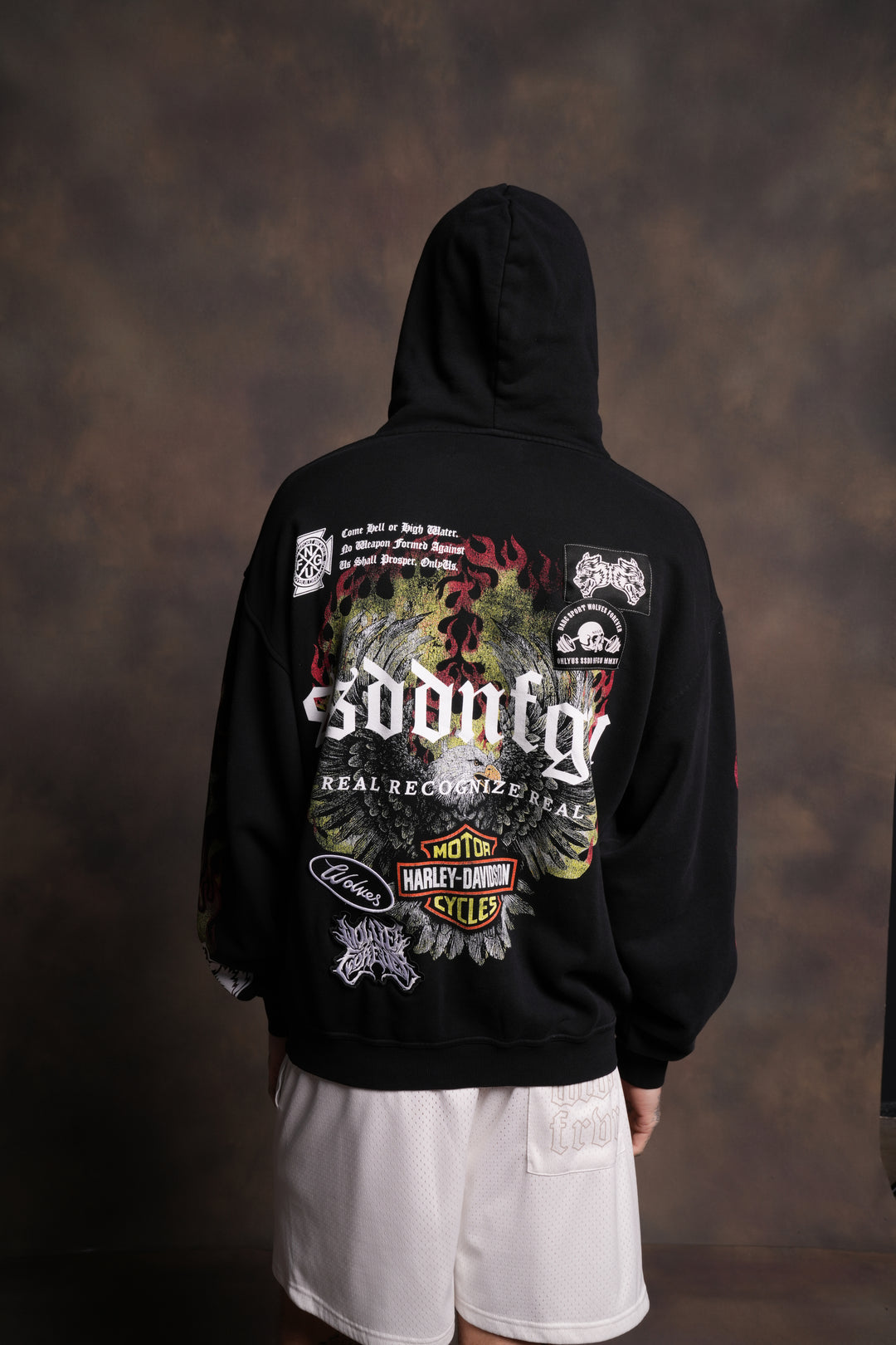 Wings of Fire "Pierce" Hoodie in Black