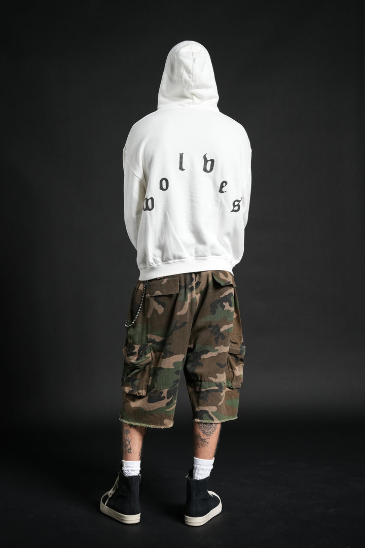Sith Inferno Pierce Hoodie in Cream
