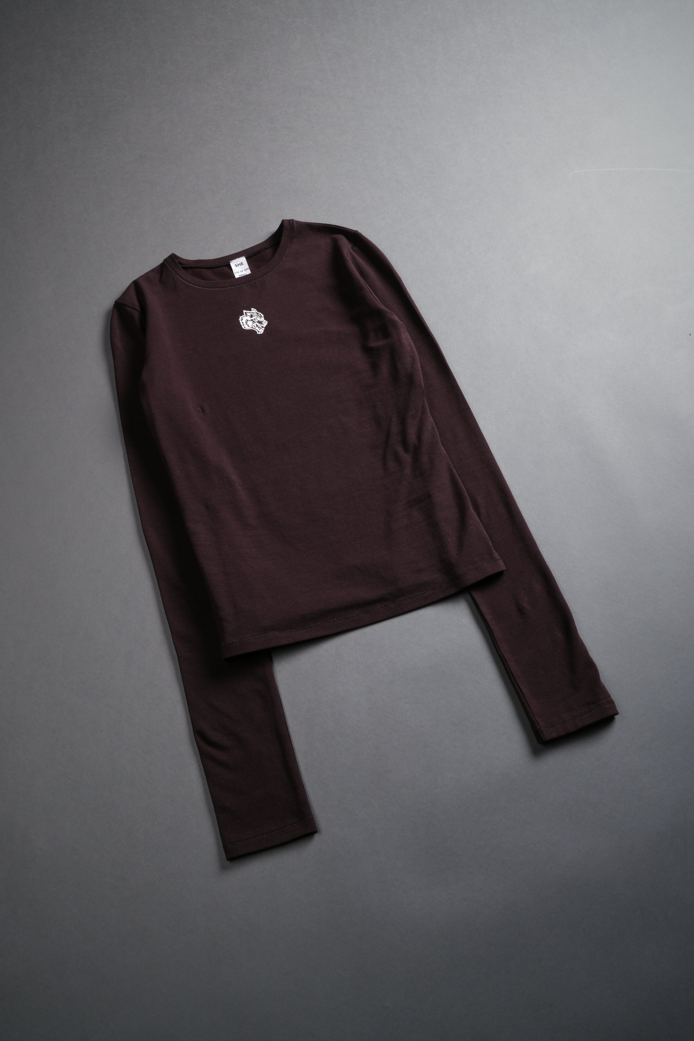 Single Wolf "Eden" L/S Tee in Darc Garnet