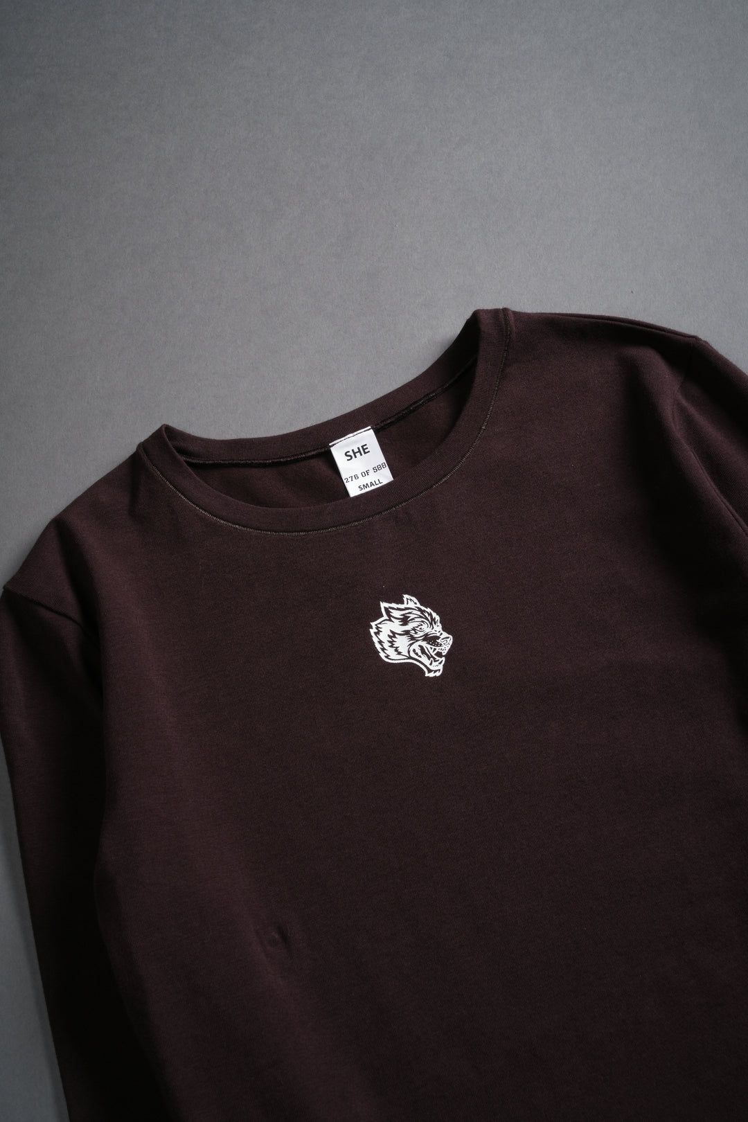 Single Wolf "Eden" L/S Tee in Darc Garnet