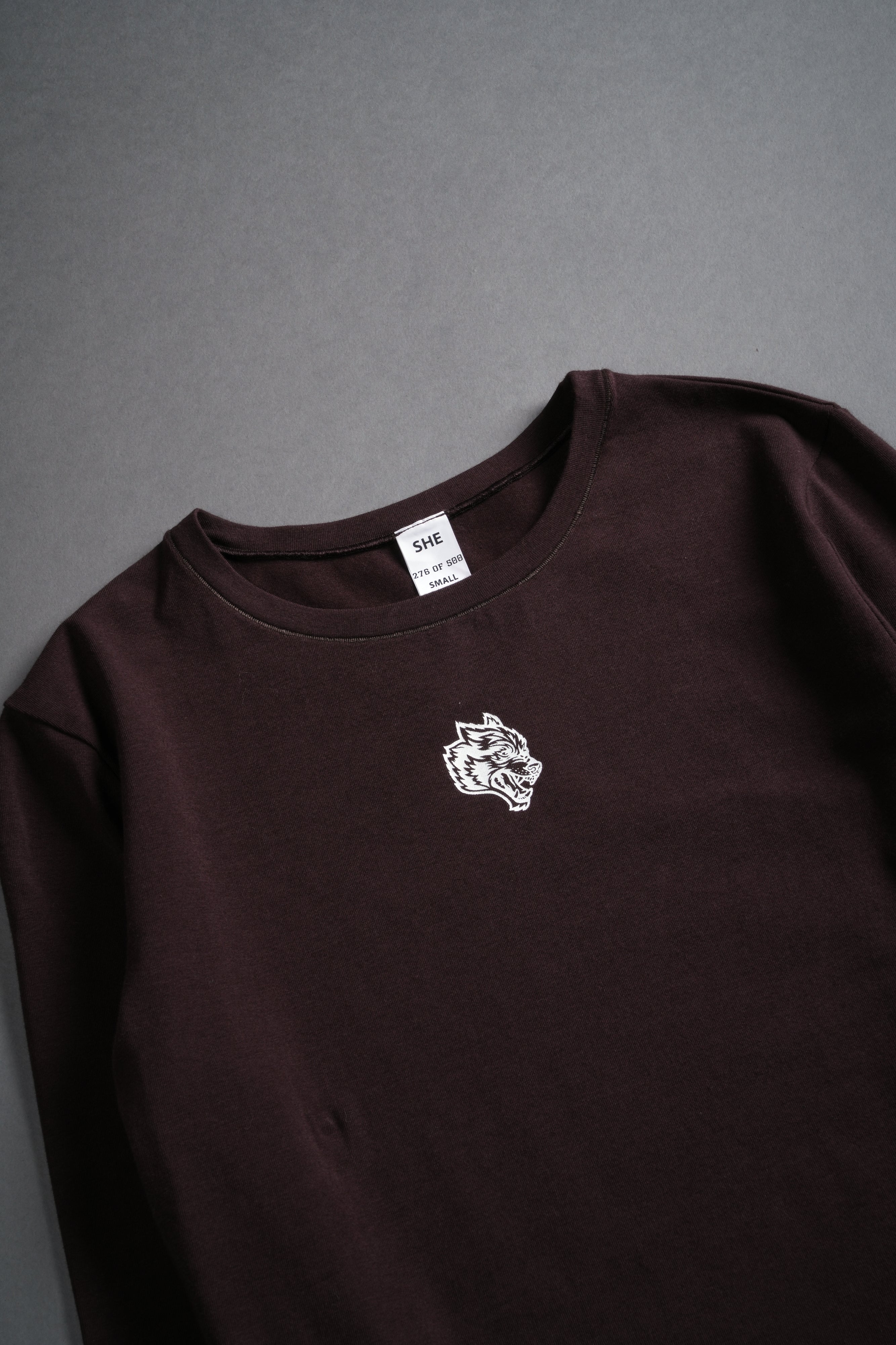 Single Wolf "Eden" L/S Tee in Darc Garnet