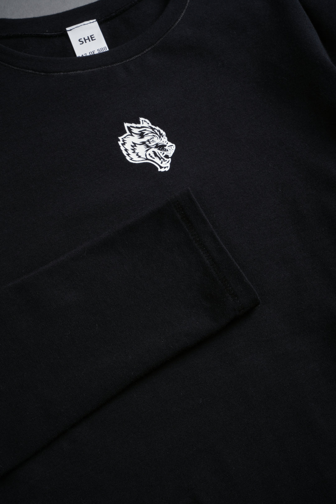 Single Wolf "Eden" L/S Tee in Black