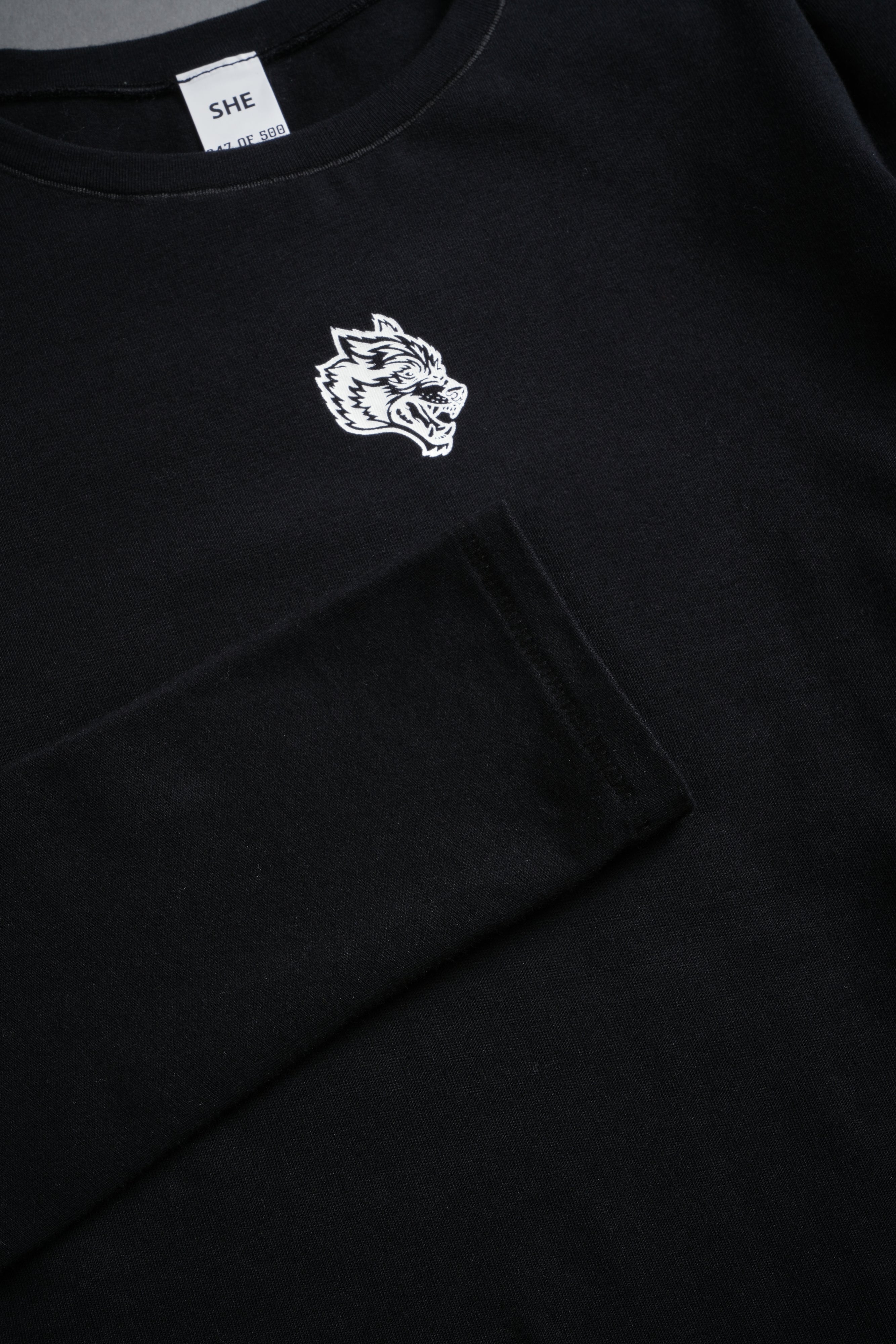 Single Wolf "Eden" L/S Tee in Black