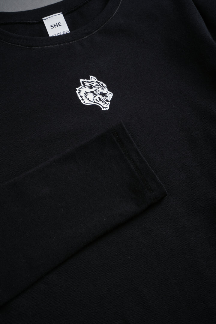 Single Wolf "Eden" L/S Tee in Black