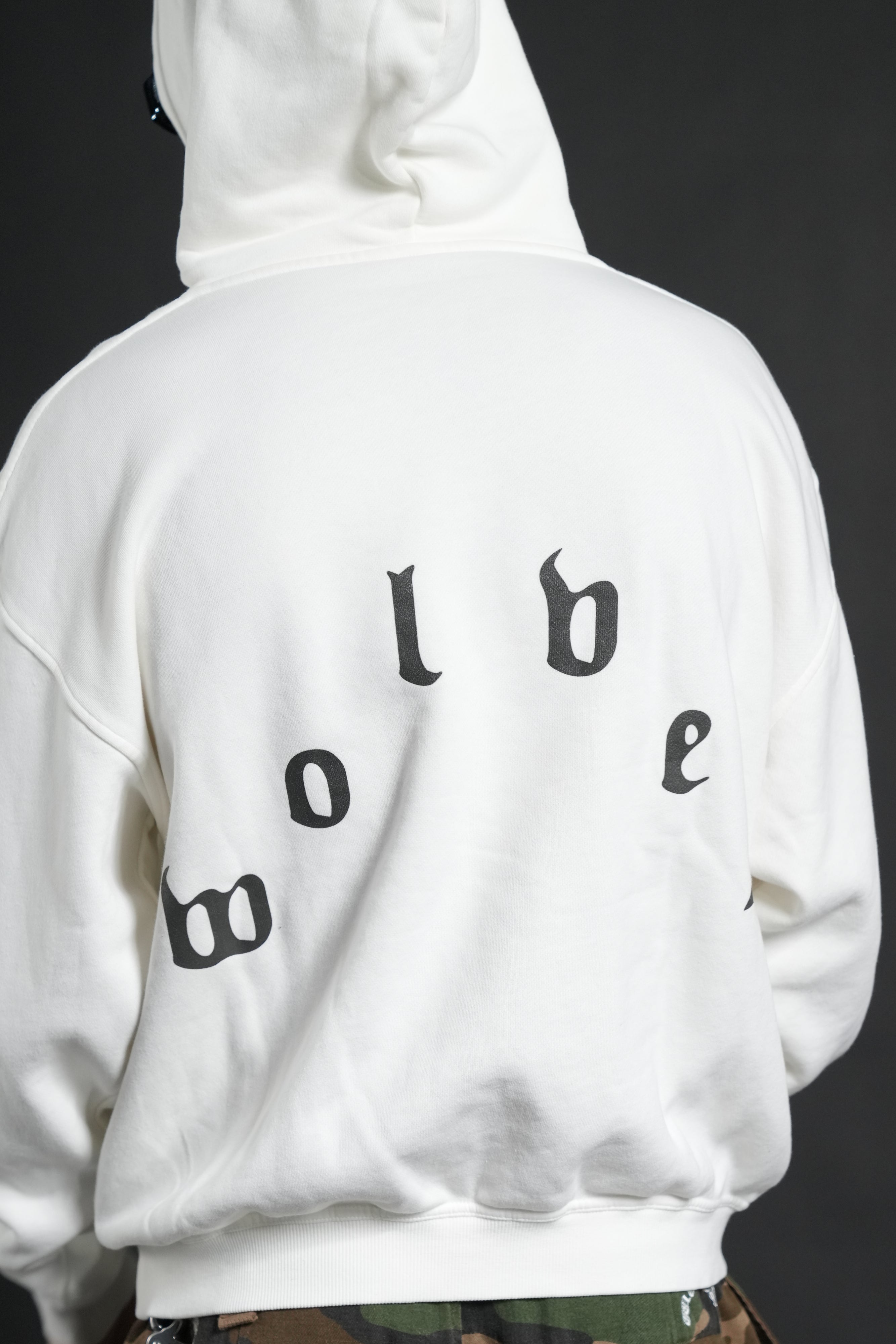 Sith Inferno Pierce Hoodie in Cream