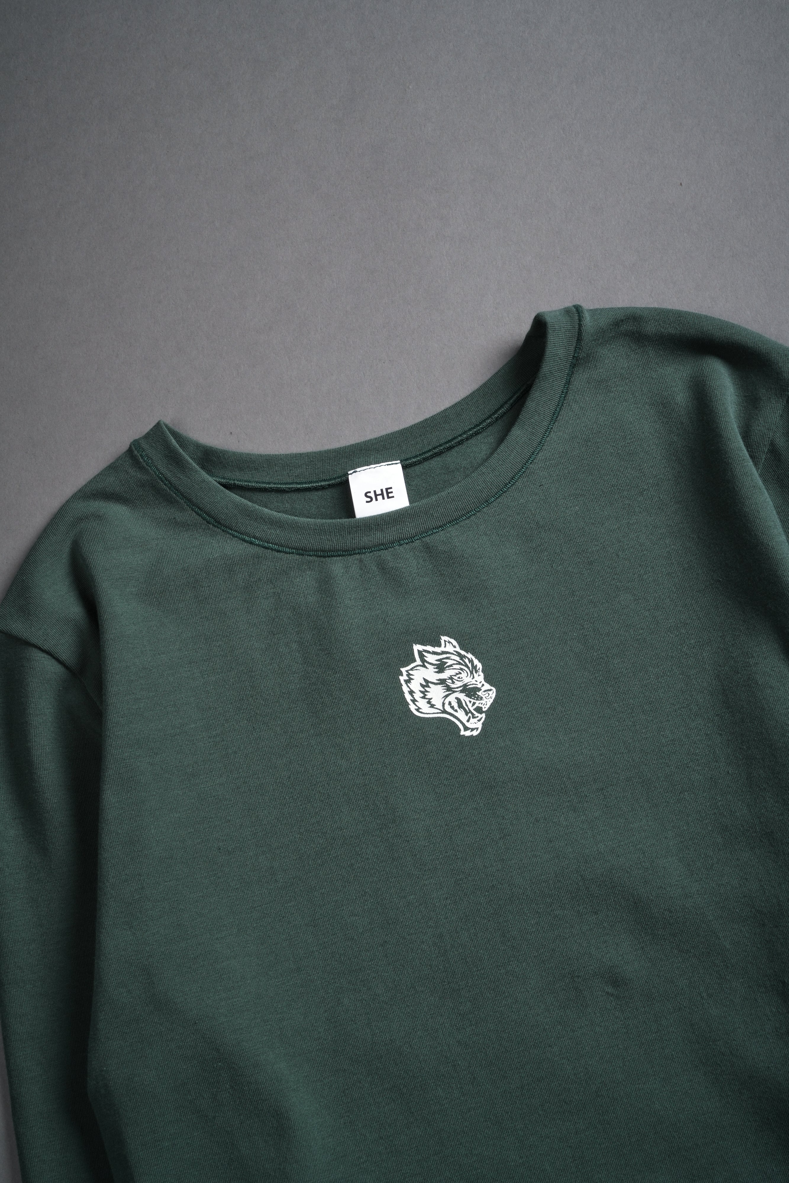Single Wolf "Eden" L/S Tee in Norse Green