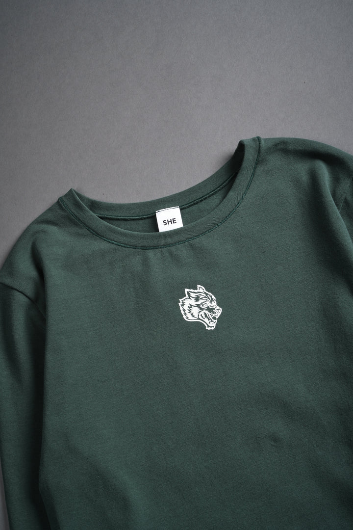 Single Wolf "Eden" L/S Tee in Norse Green