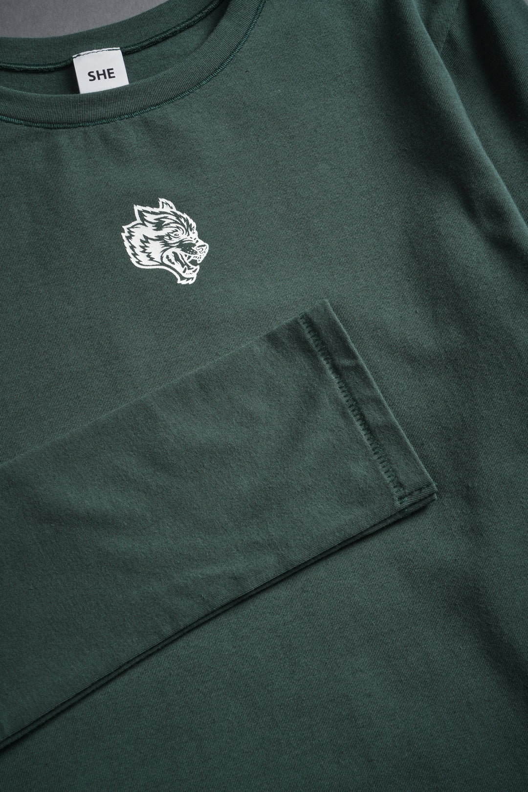 Single Wolf "Eden" L/S Tee in Norse Green