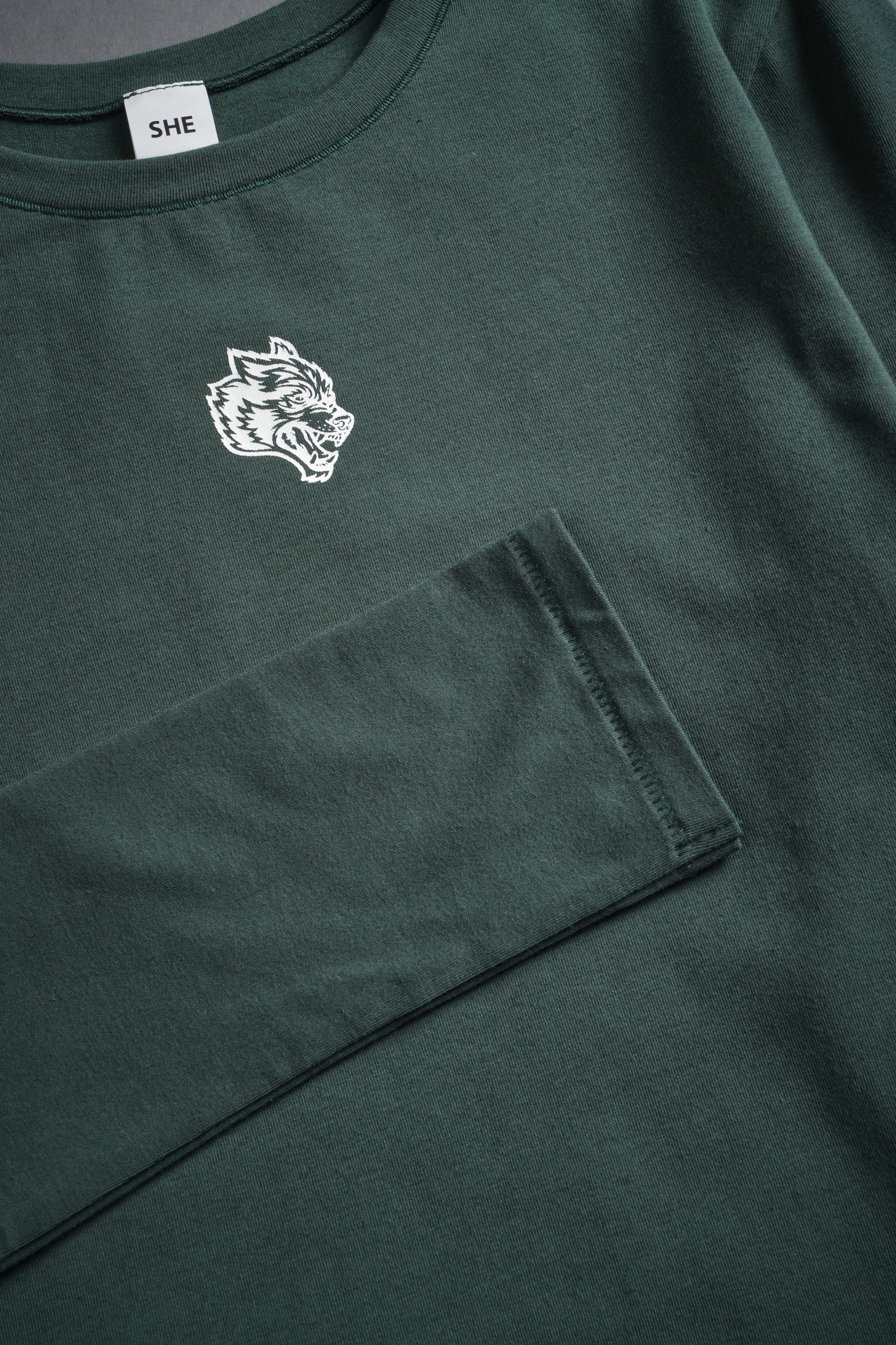 Single Wolf "Eden" L/S Tee in Norse Green