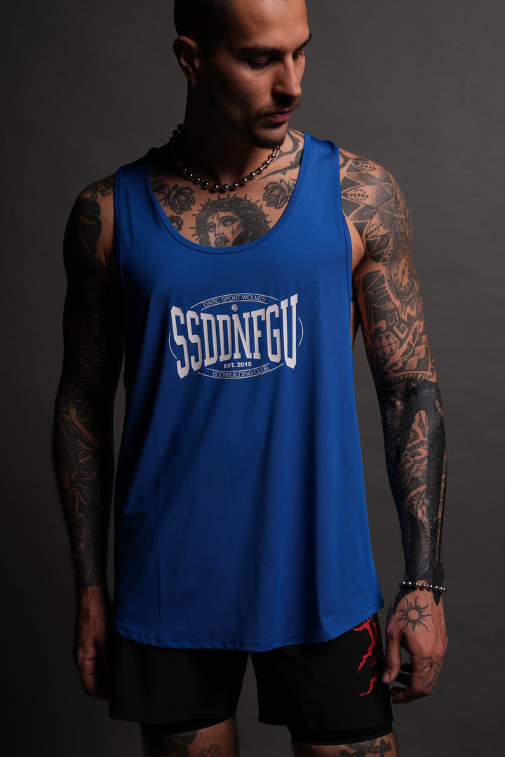 SSDDNFGU FRVR "Dry Wolf" Mecca Tank in Cobalt Blue