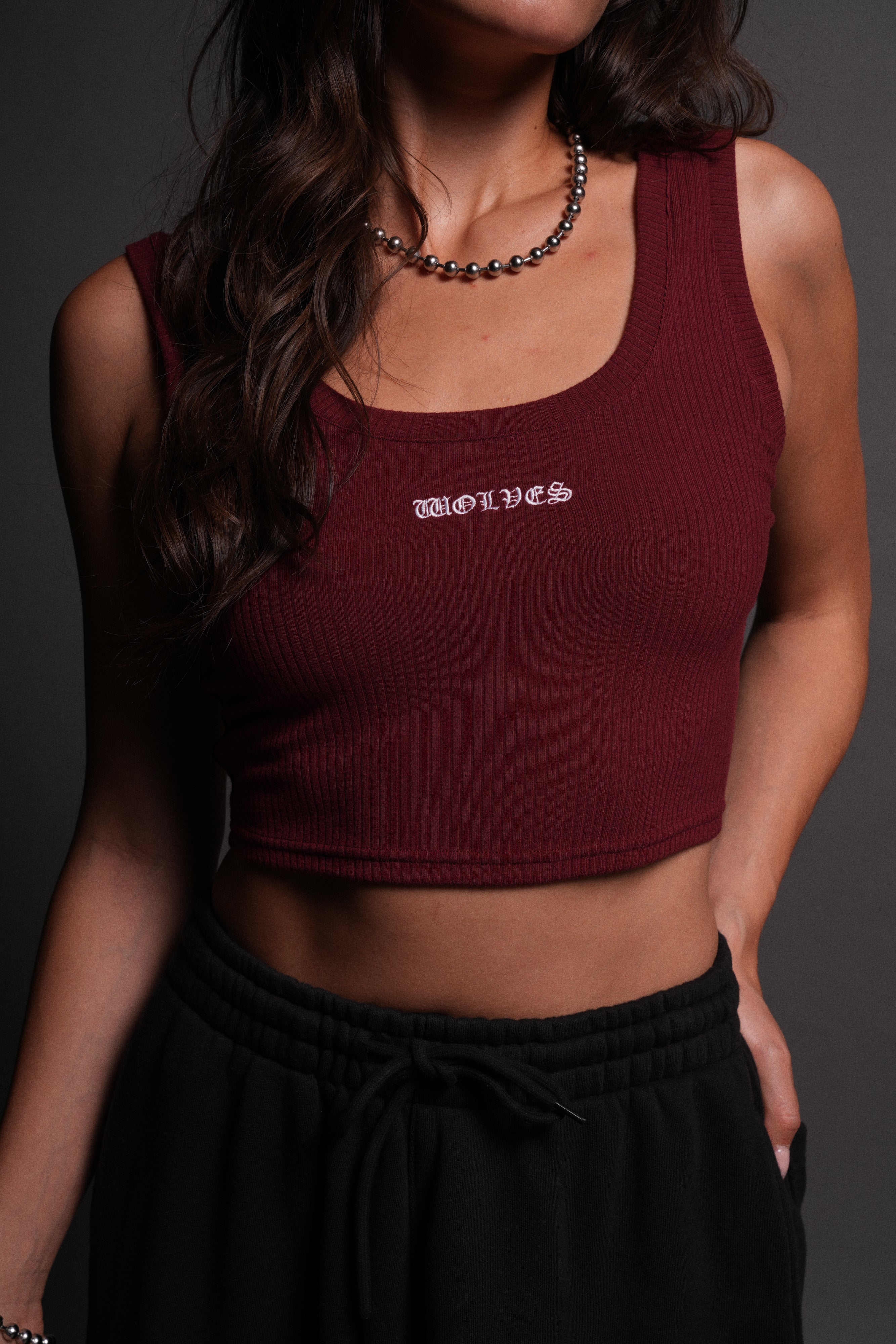 Chopper Classic Ribbed Tank in Velvet