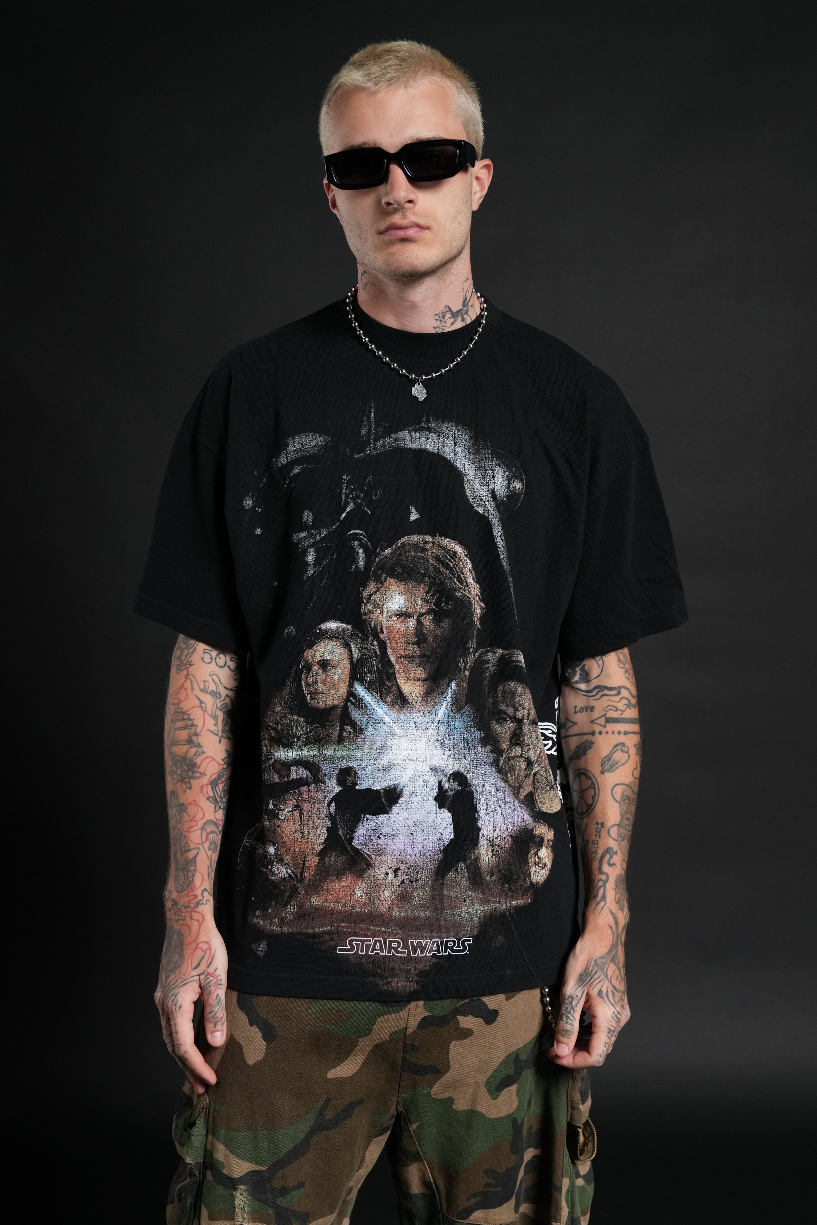 Revenge Of The Sith "Side-By-Side" Series Premium Tee in Black