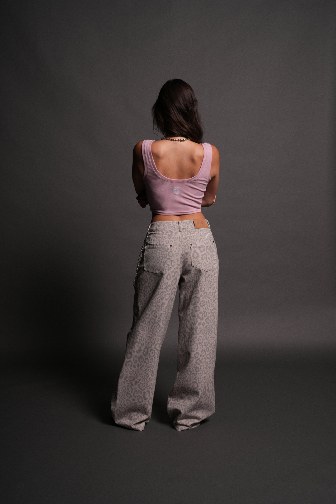 Chopper Classic Ribbed Tank in Pink Dust