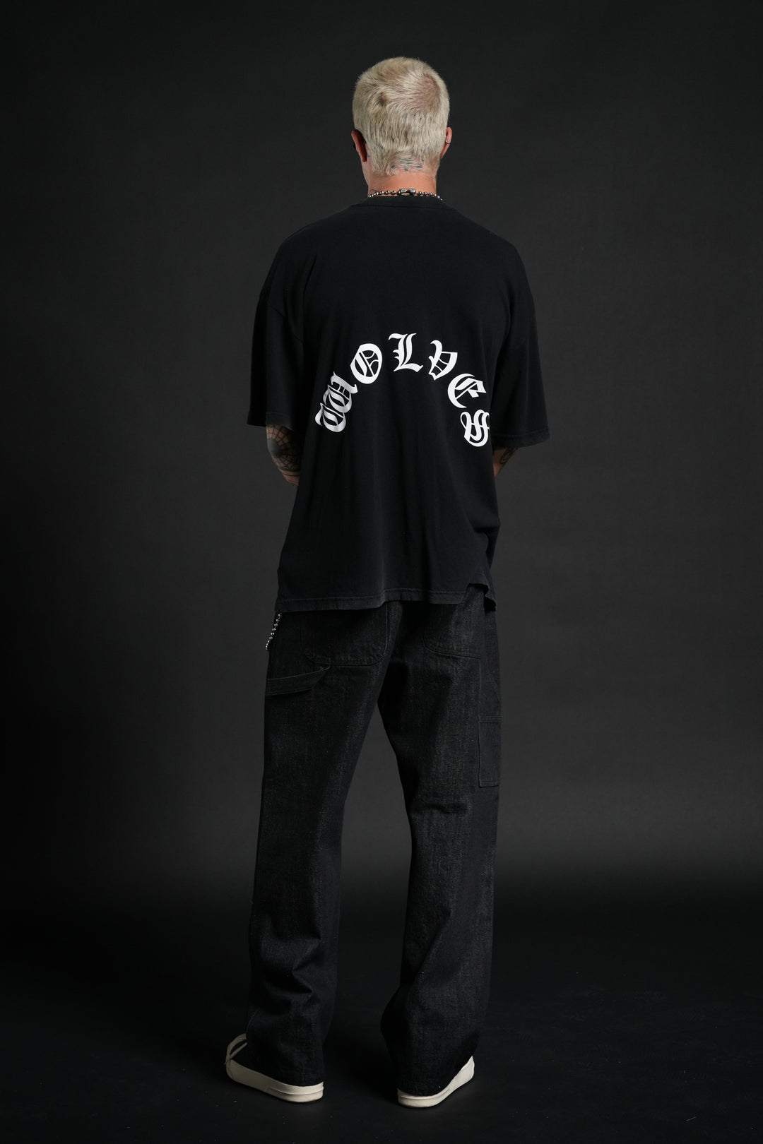 Inner Darkness Premium Oversized Tee in Black